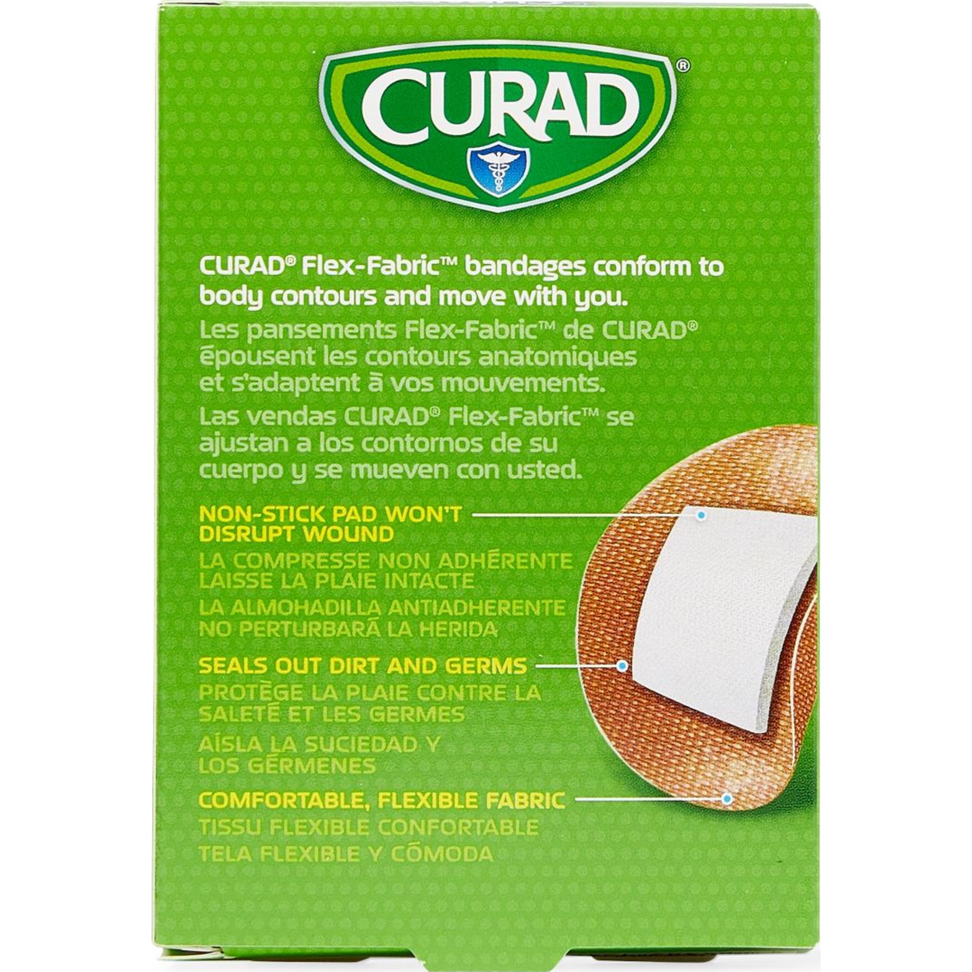 Curad Flex-Fabric Adhesive Spot Bandages