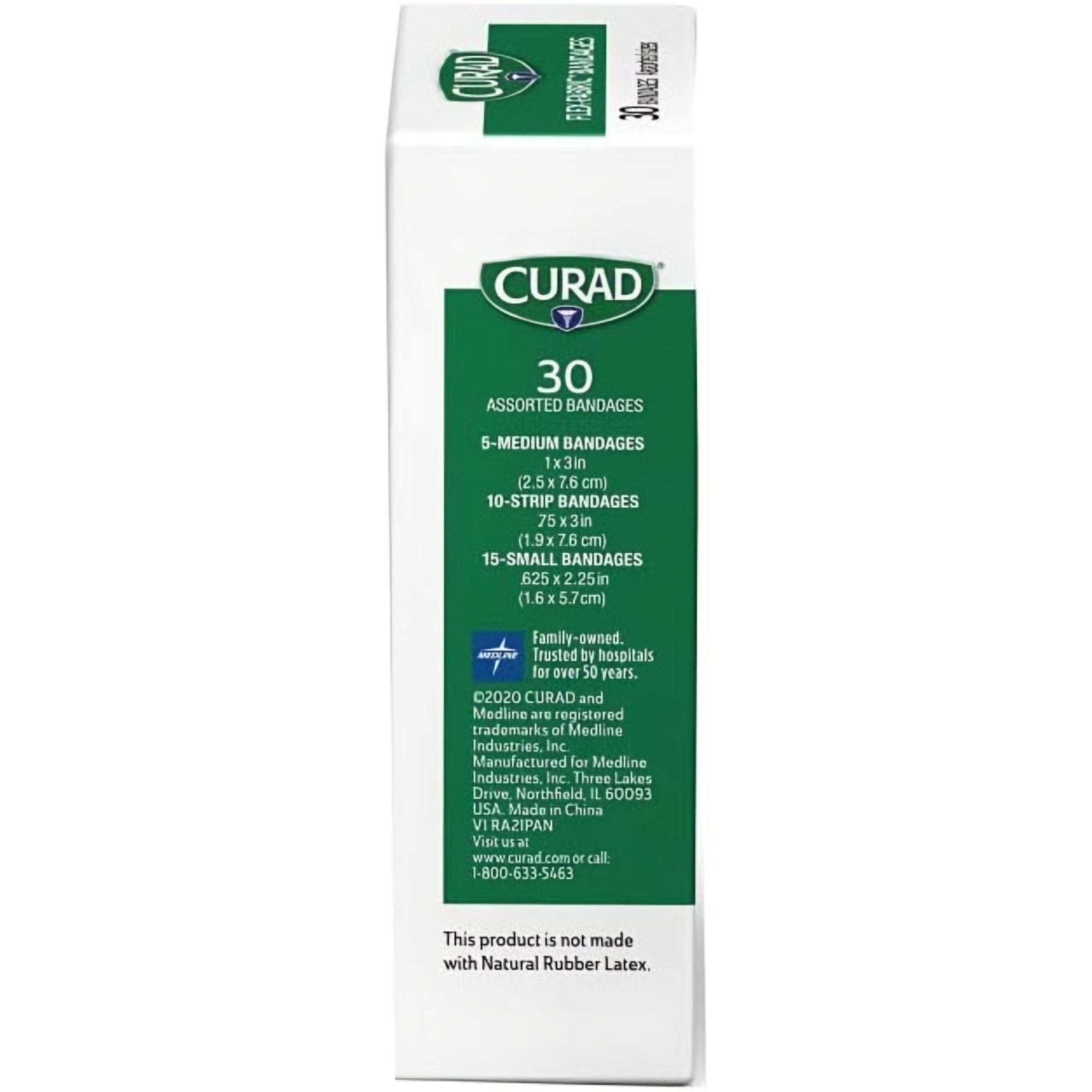 Curad Flex-Fabric Bandages, Assorted Sizes