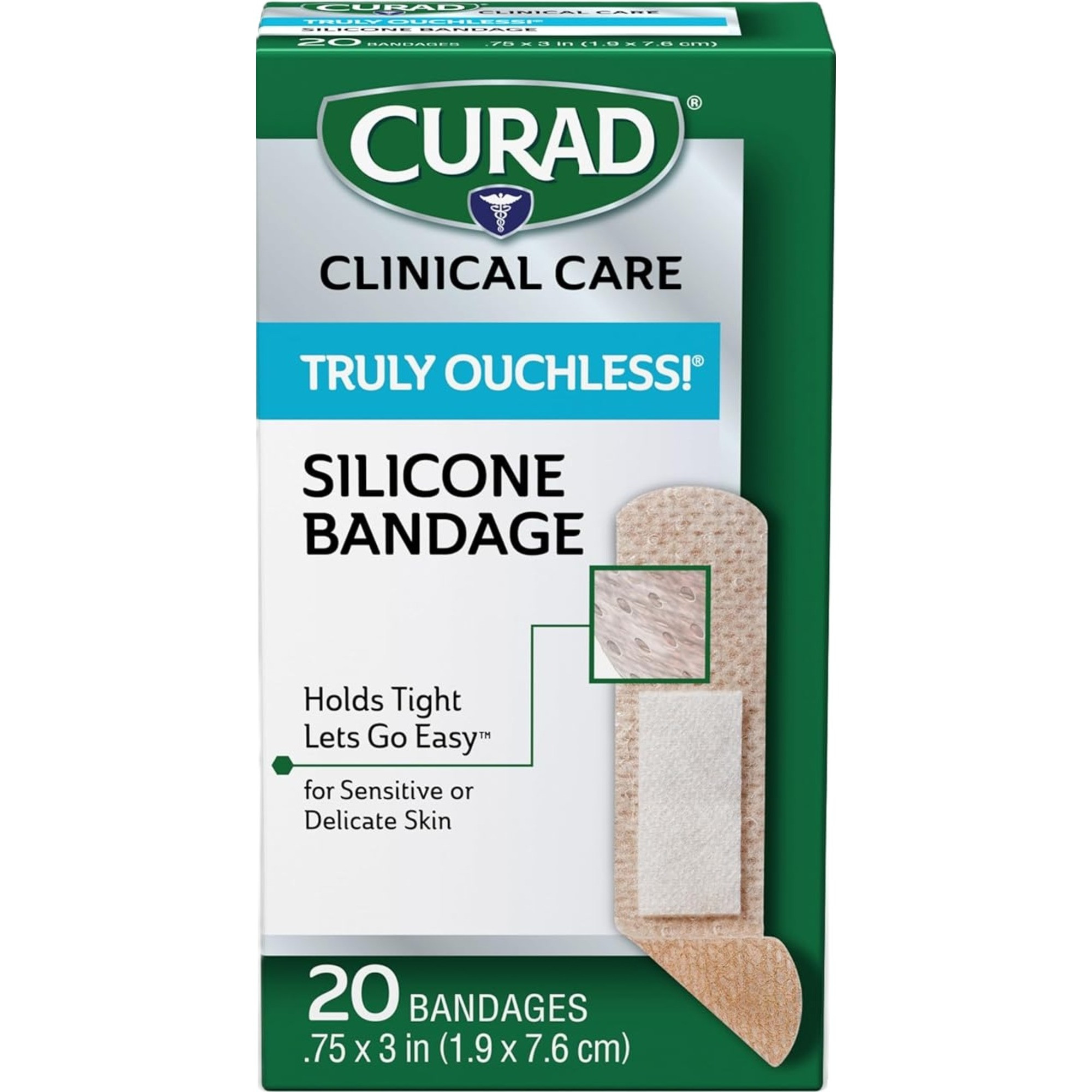 Curad Truly Ouchless Silicone Bandages