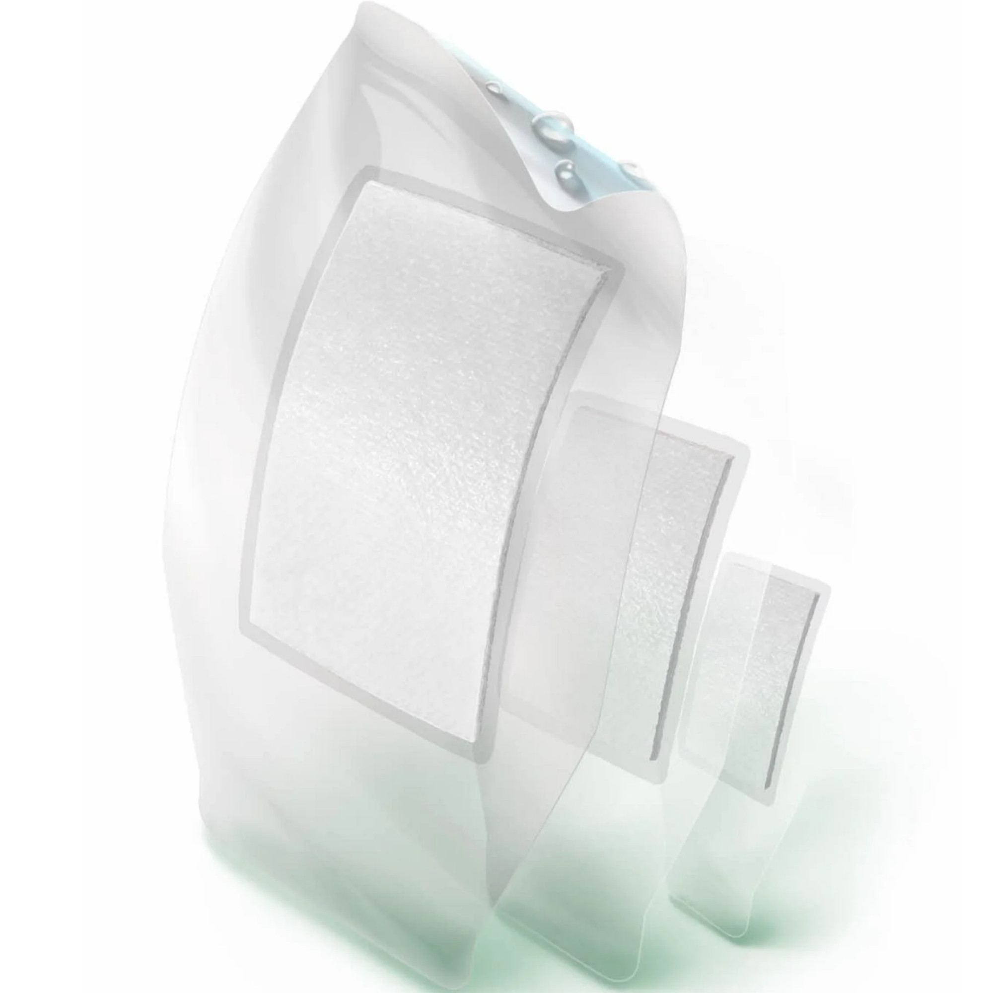 Curad Clear Waterproof Adhesive Bandages, Assorted Sizes