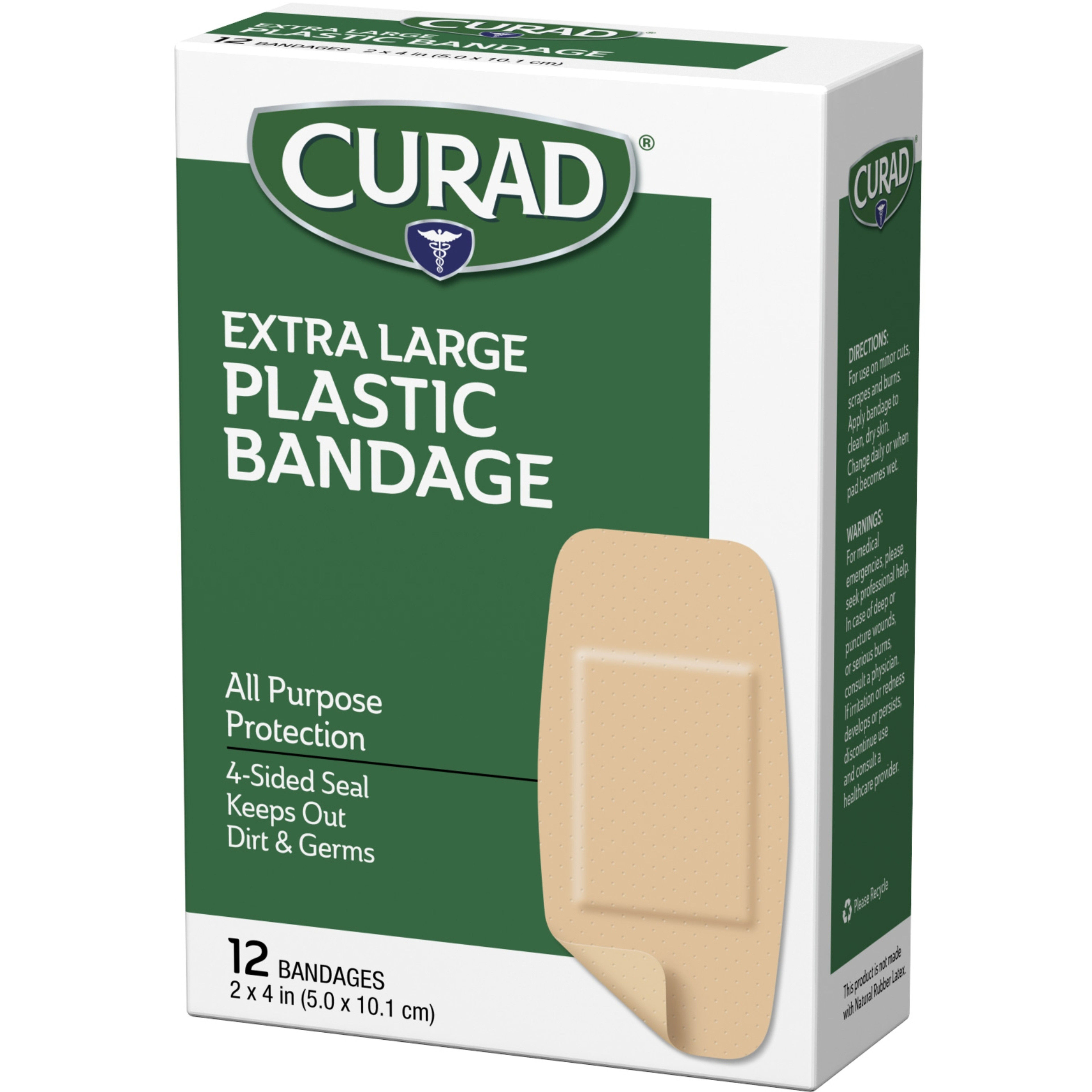 Curad Extra-Large Plastic Bandages