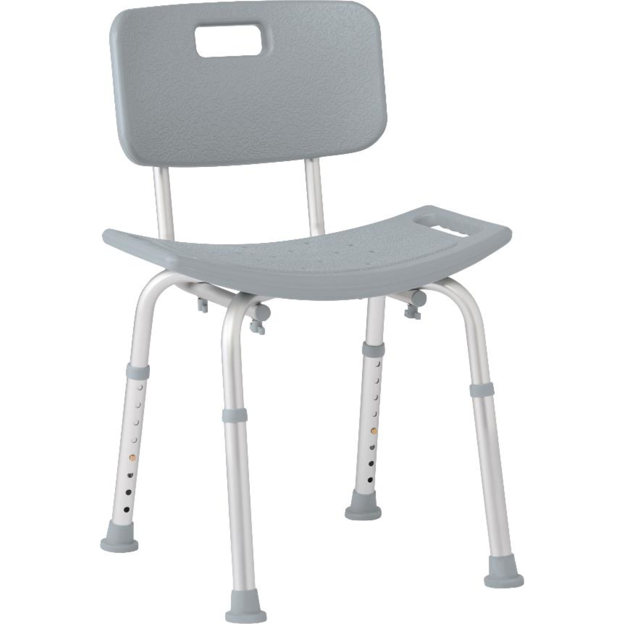 Medline Deluxe Aluminum Shower Chair with Back