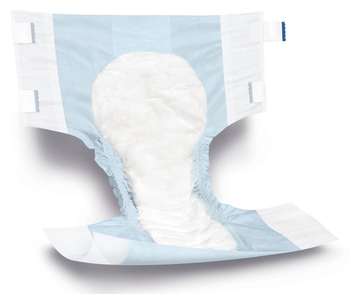 Medline Ultracare Cloth-Like Adult Incontinence Briefs with Tabs, Heavy Absorbency, LG