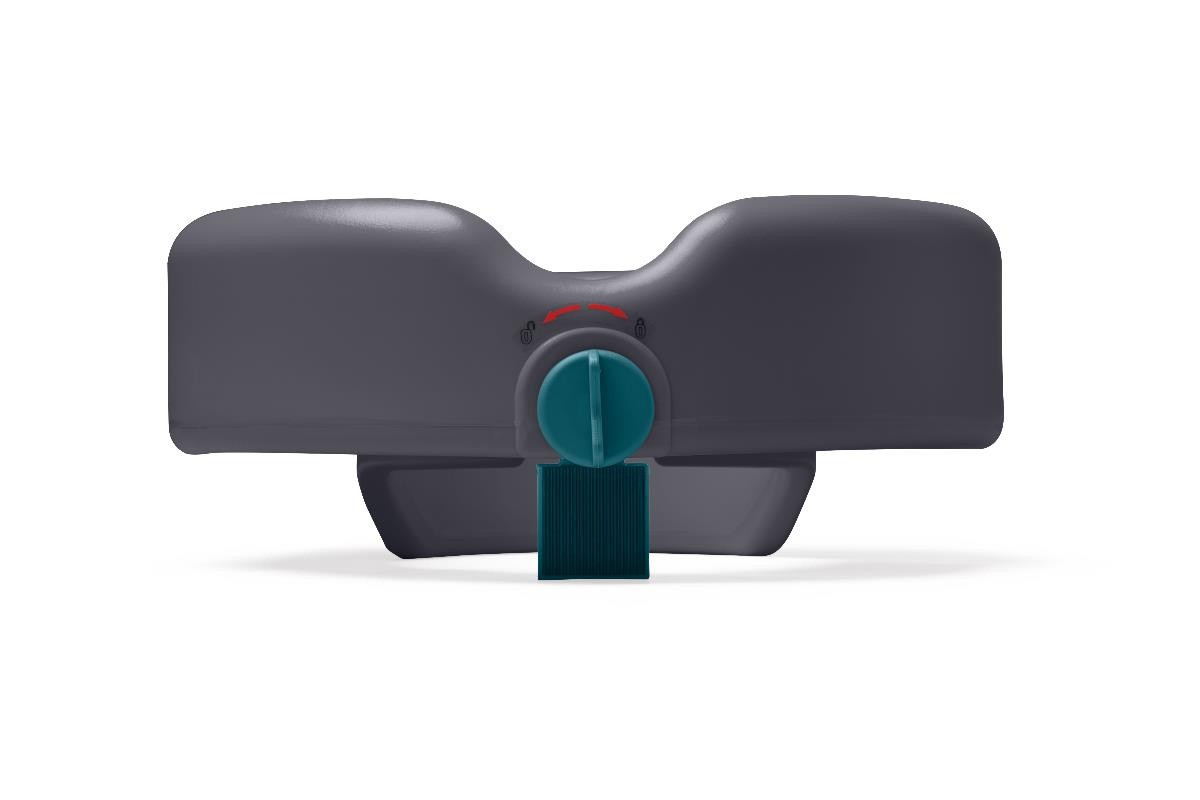 Medline Locking Raised Toilet Seat, MDS80314MBGH, Gray - 1 Each