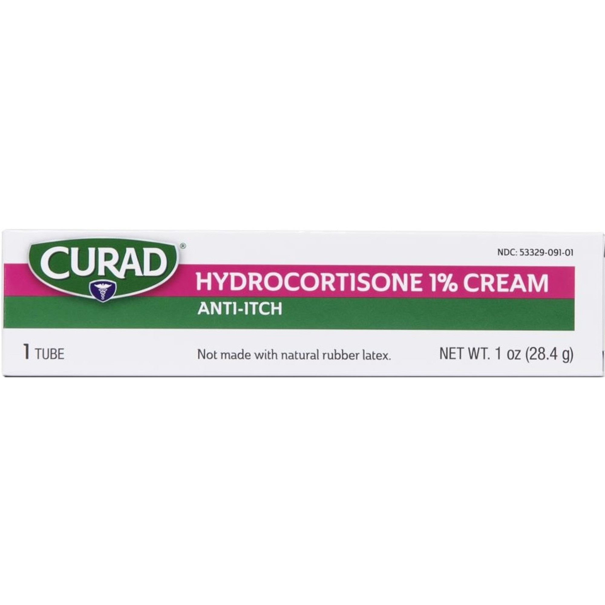 Curad Hydrocortisone Anti-Itch Cream, CUR015431, 1 oz. Tube - Case of 12