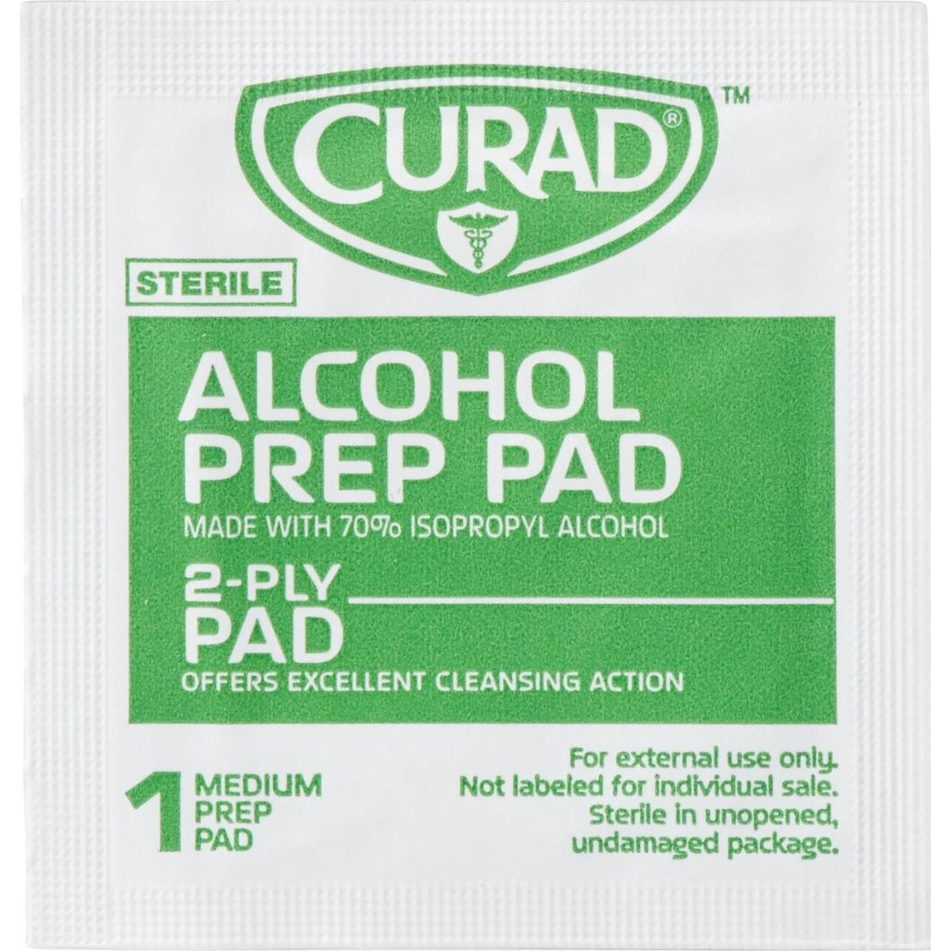 Curad Alcohol Prep Pads, CUR0907375RB, Case of 24