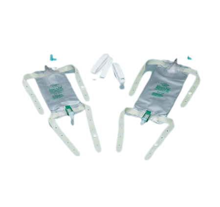 Bard Dispoz-a-Bag Urinary Leg Bag, Flip-Flo, 150419, 19 oz. - Box of 4