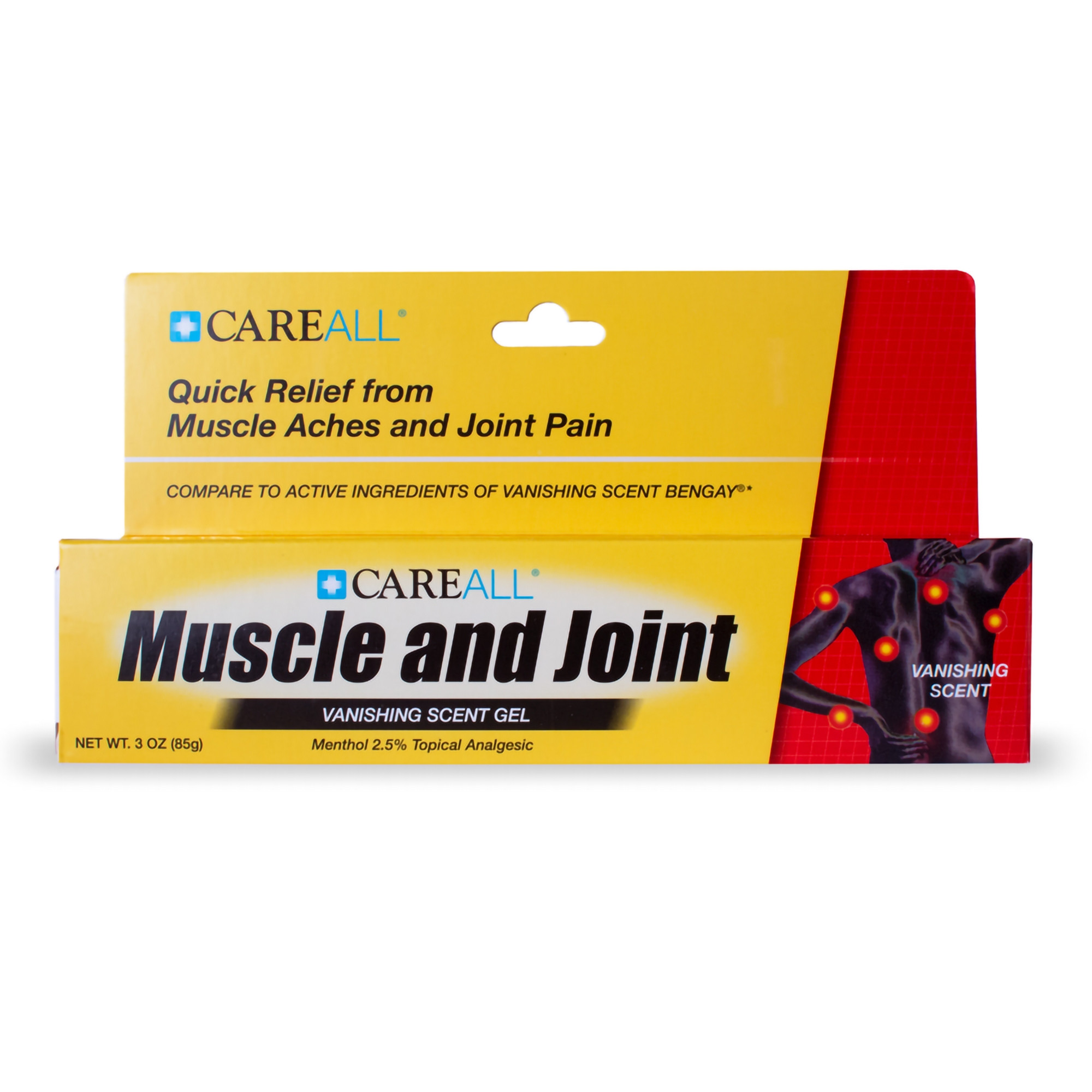 CareAll Muscle and Joint Vanishing Scent Gel