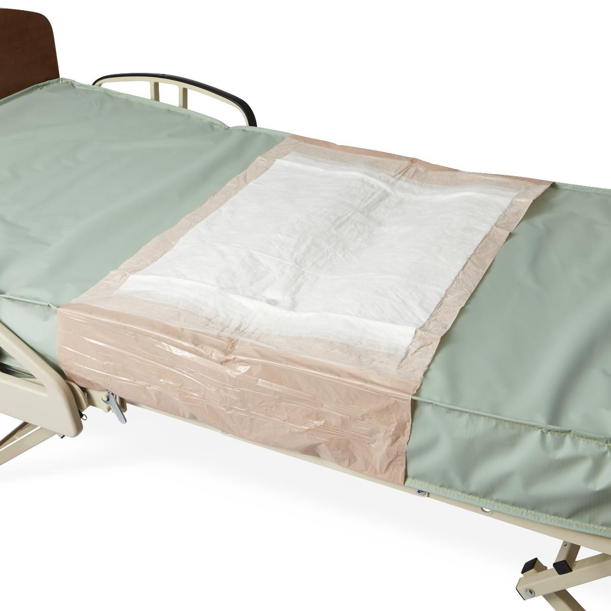 Medline Tuckable Disposable Underpads, Super Absorbency, MSC241216, 27" X 70" - Case of 75