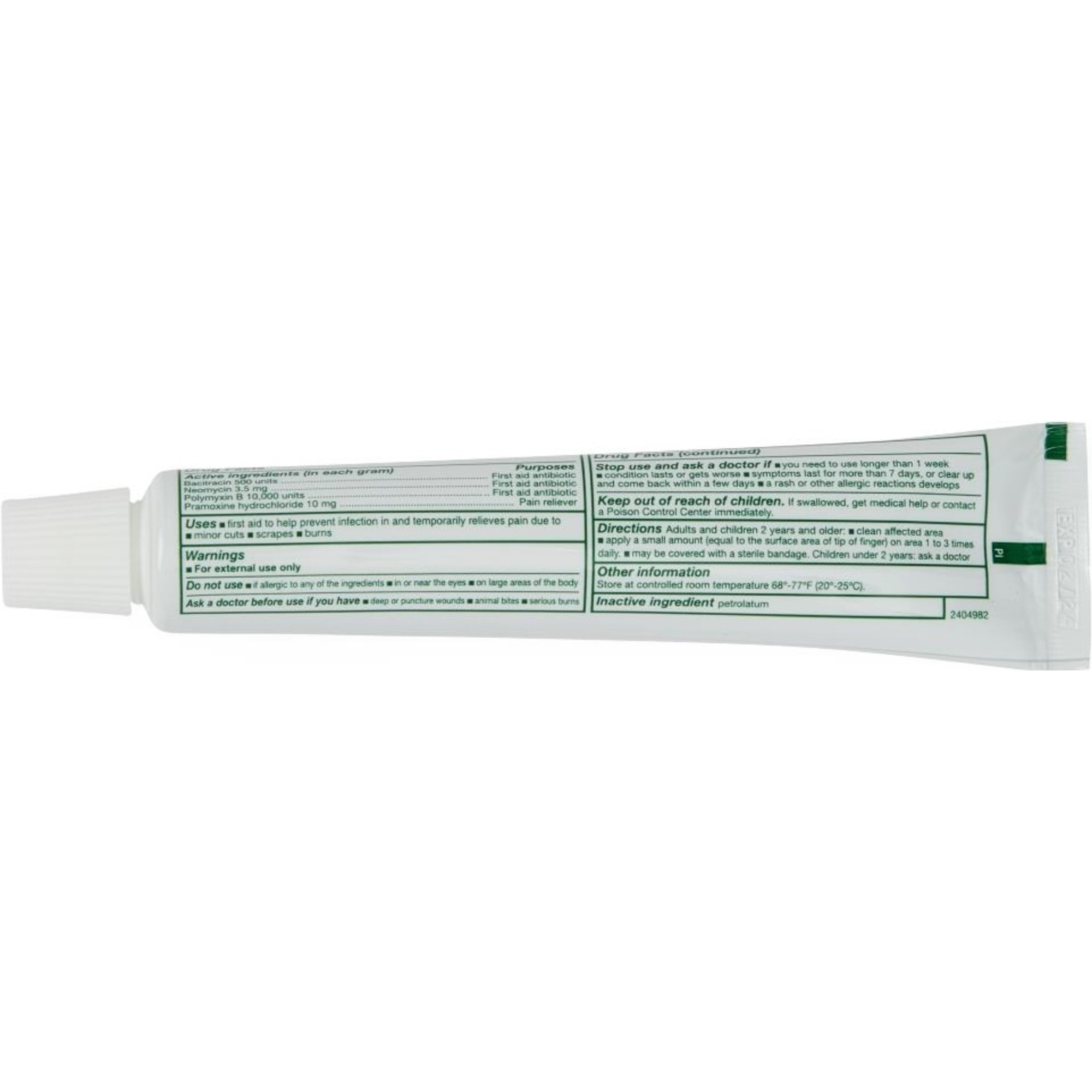 Curad Triple Antibiotic Plus Pain Relief Ointment, CUR001232H, 1 Each