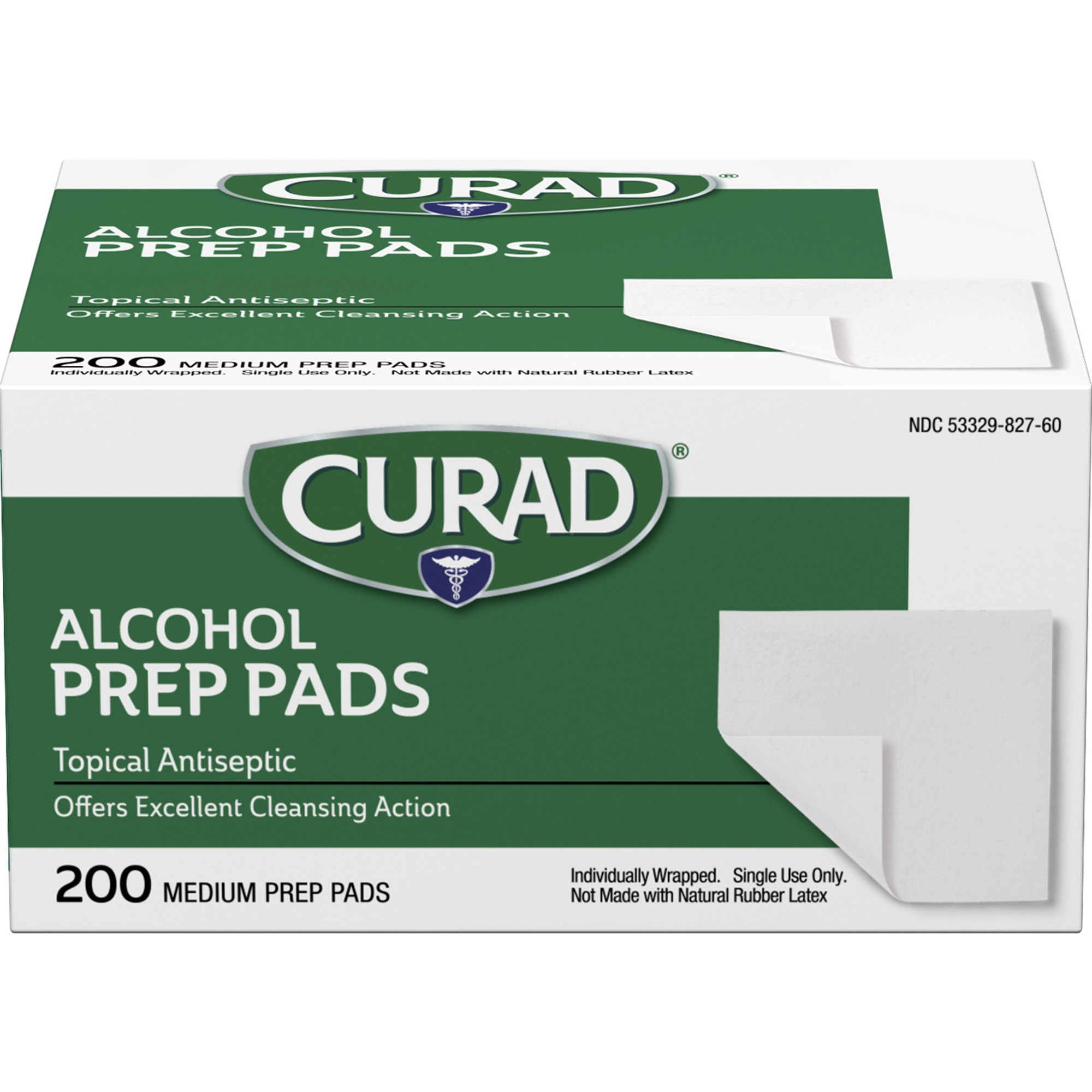 Curad Alcohol Prep Pads, 2-Ply