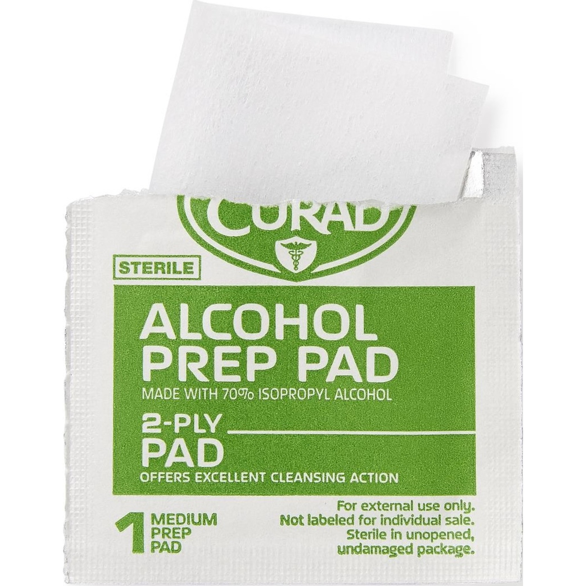 Curad Medium 2-Ply Alcohol Prep Pads