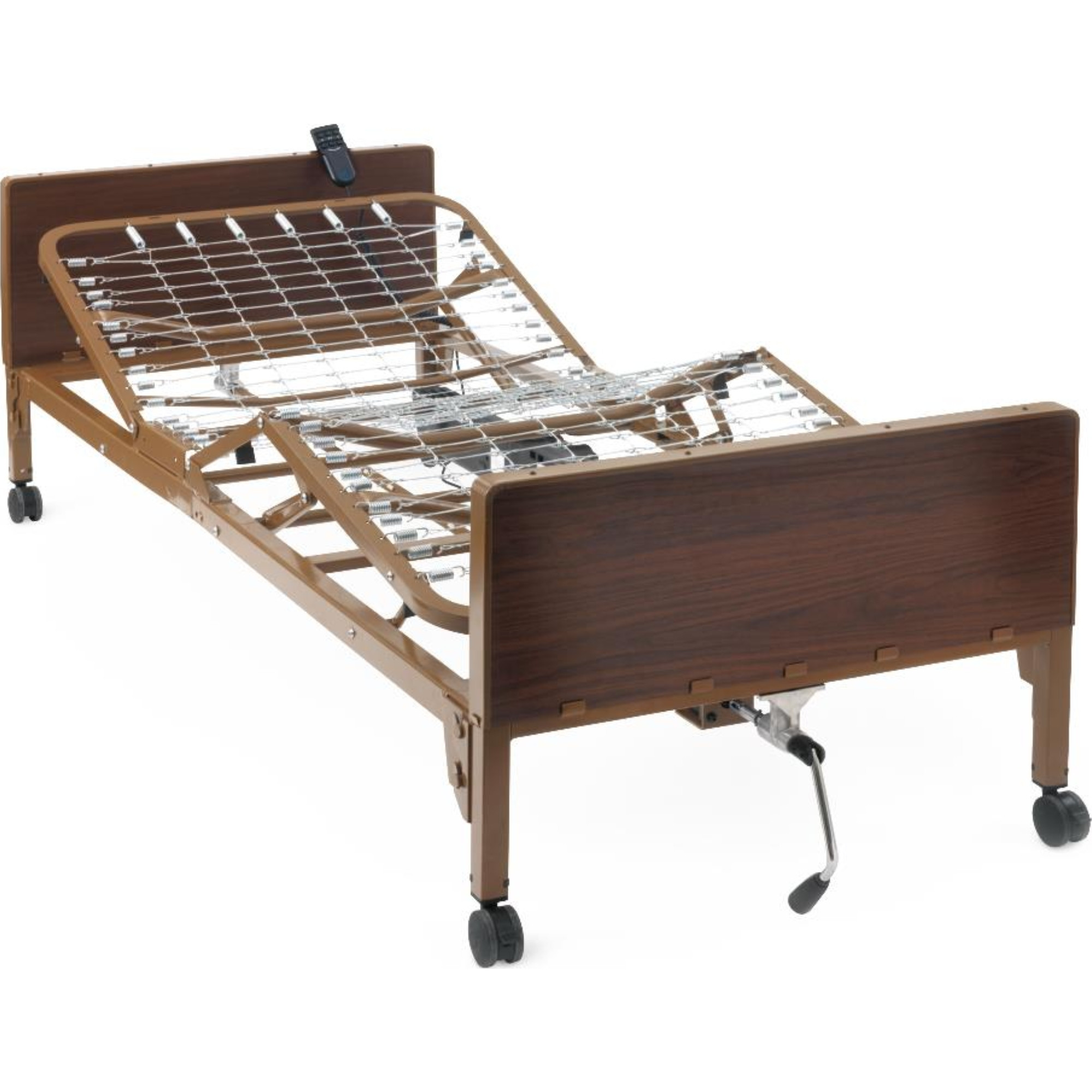 Medline Basic Semi-Electric Hospital Bed, MDR107002E, 1 Each