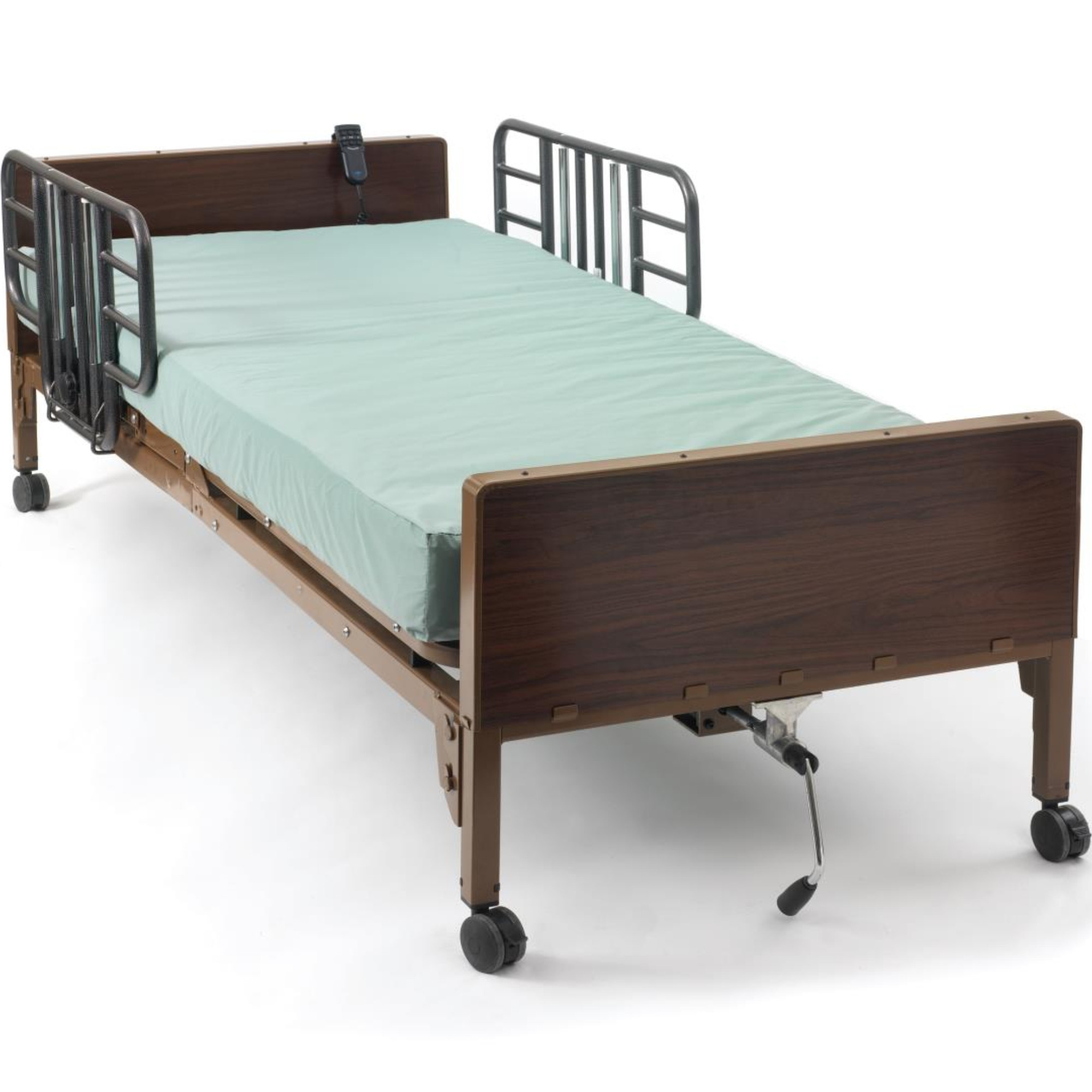Medline Basic Semi-Electric Hospital Bed, MDR107002E, 1 Each
