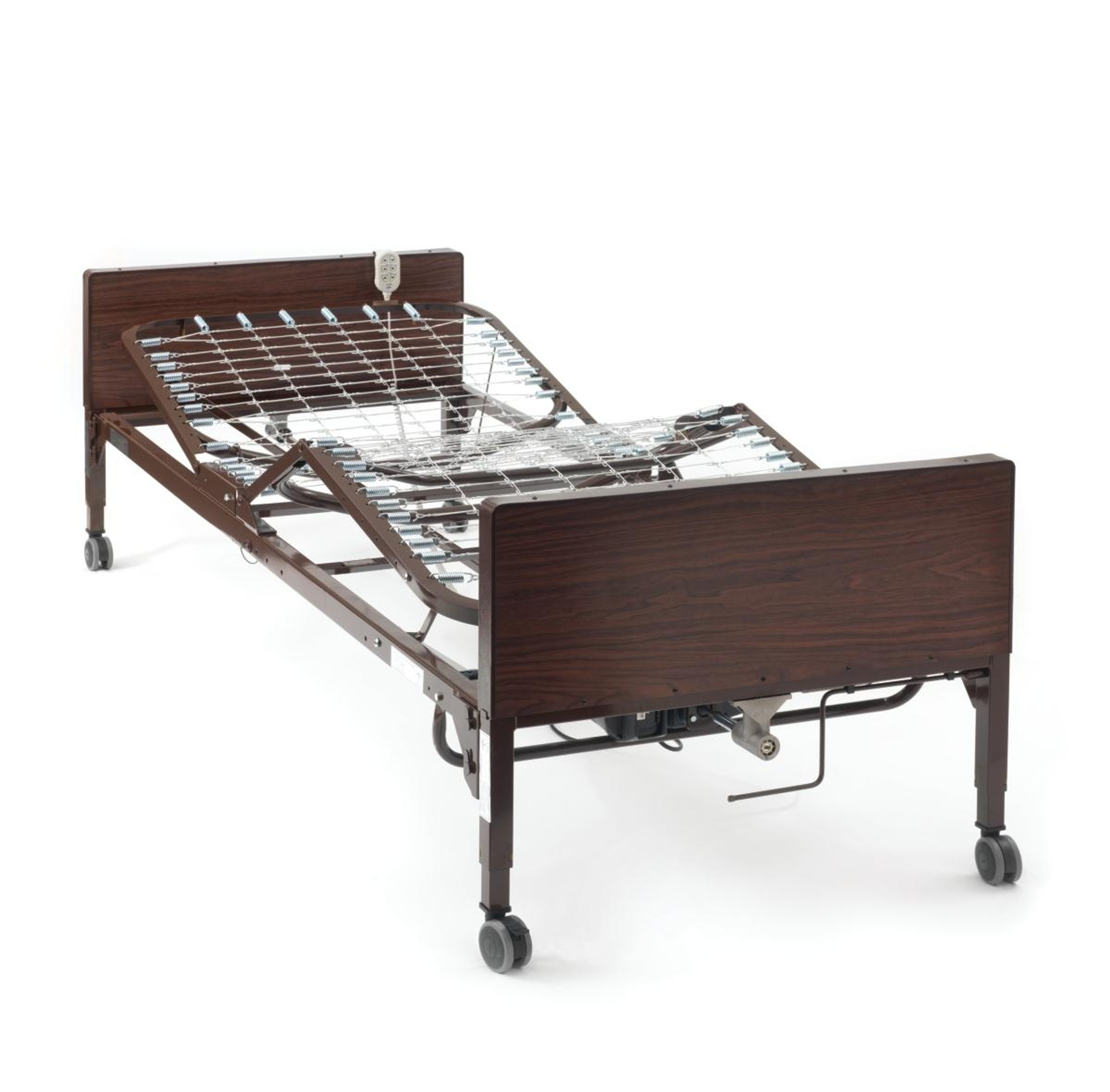 Medline Medlite Full-Electric Homecare Hospital Bed, Low  Height, MDR107003LO, 1 Each