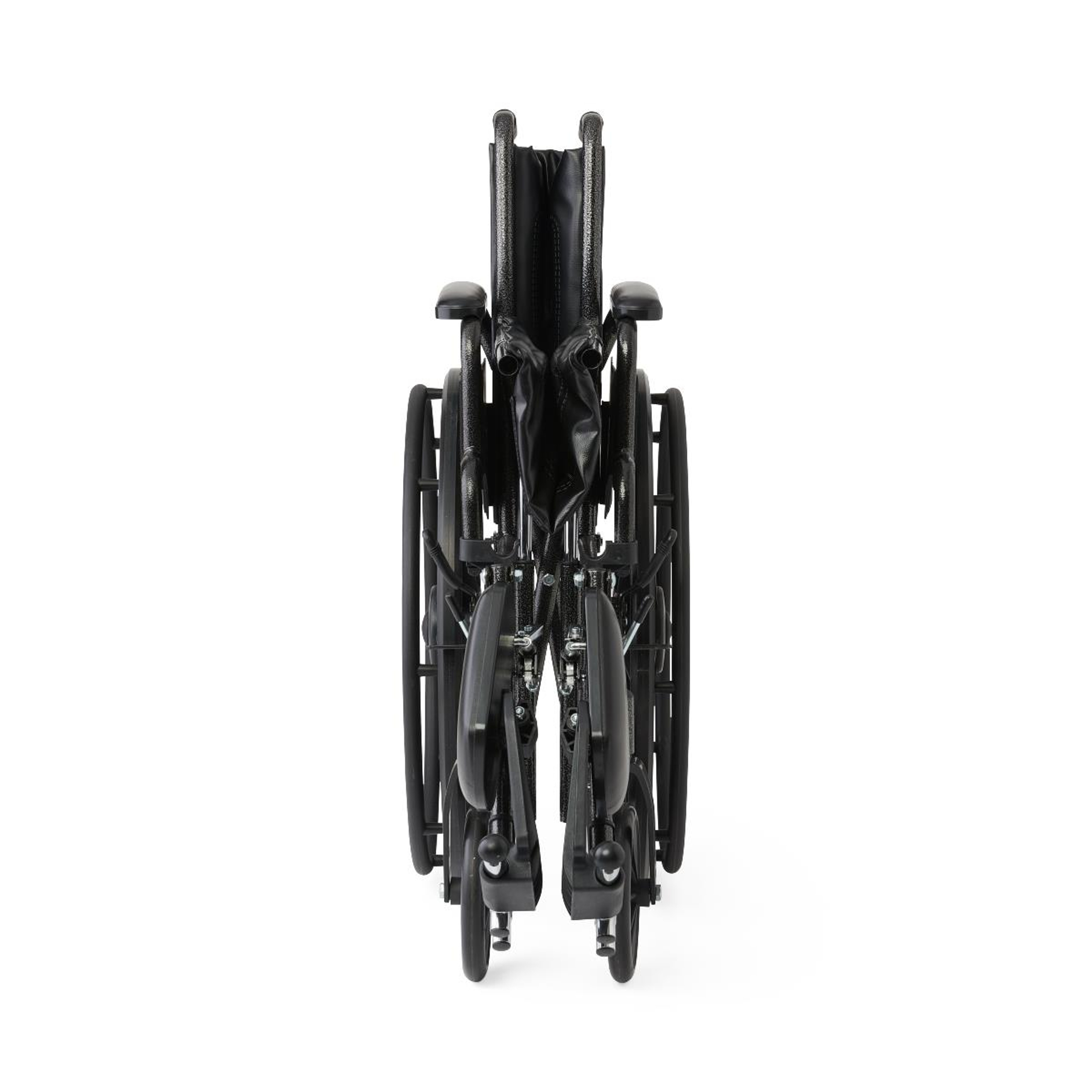 Medline K1 Wheelchair, Swing Back Desk-Length Arms, Elevating Leg Rests, Vinyl , K1166V22E, 16" - 1 Each