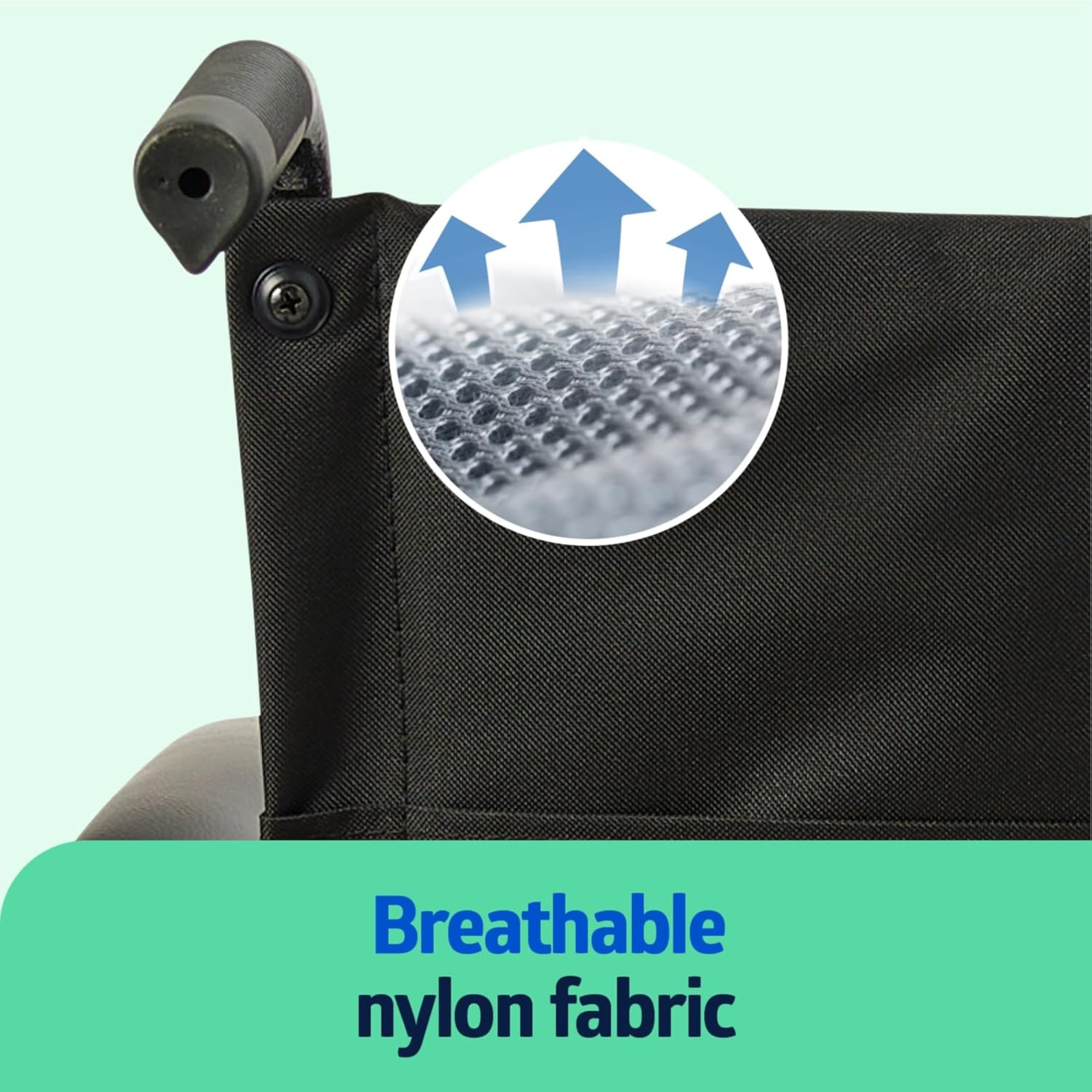 Medline K1 Wheelchair, Swing Back Desk-Length Arms, Swing-Away Foot Rests