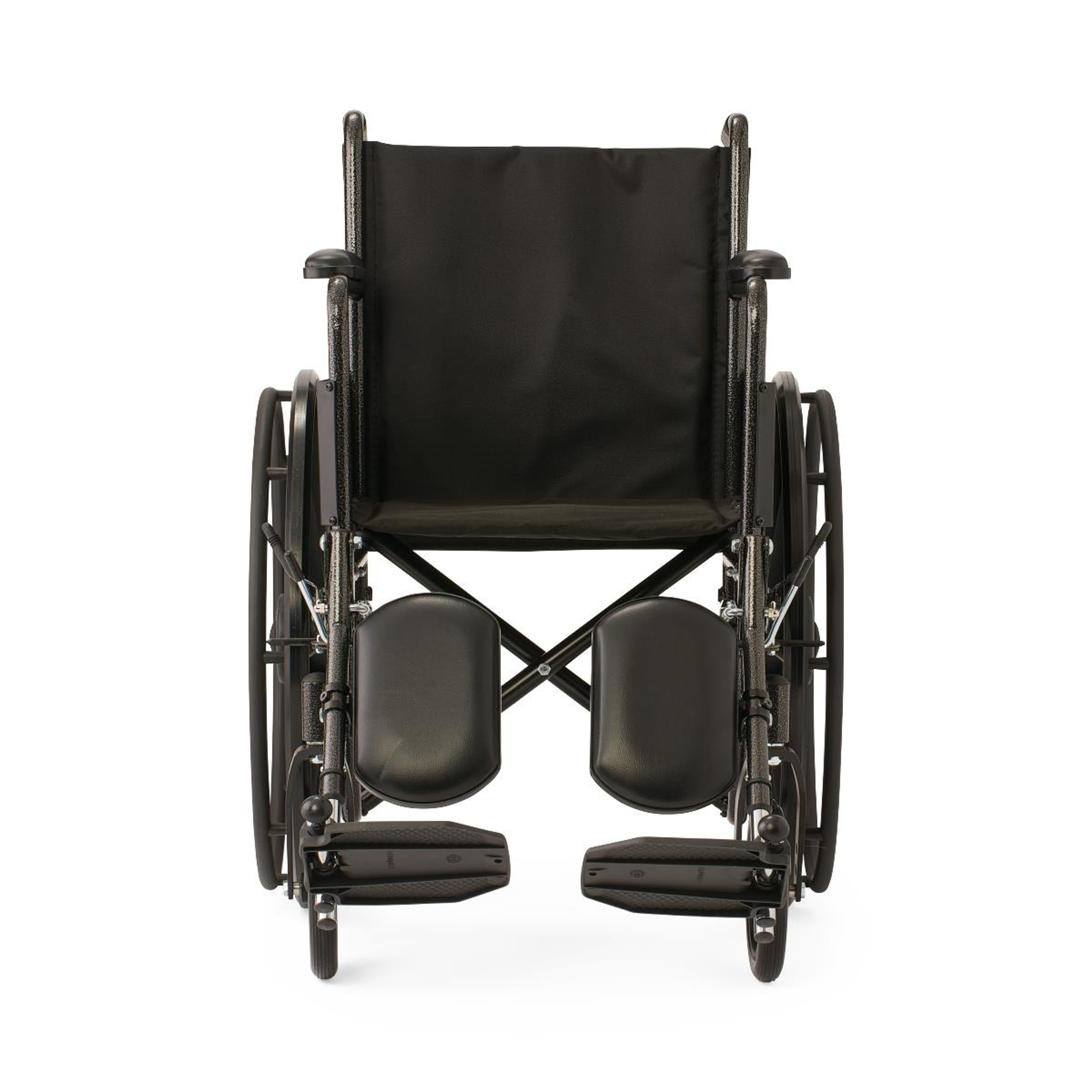 Medline K1 Wheelchair, Full-Length Permanent Arms, Elevating Leg Rests, 18", K1186N13E, 1 Each