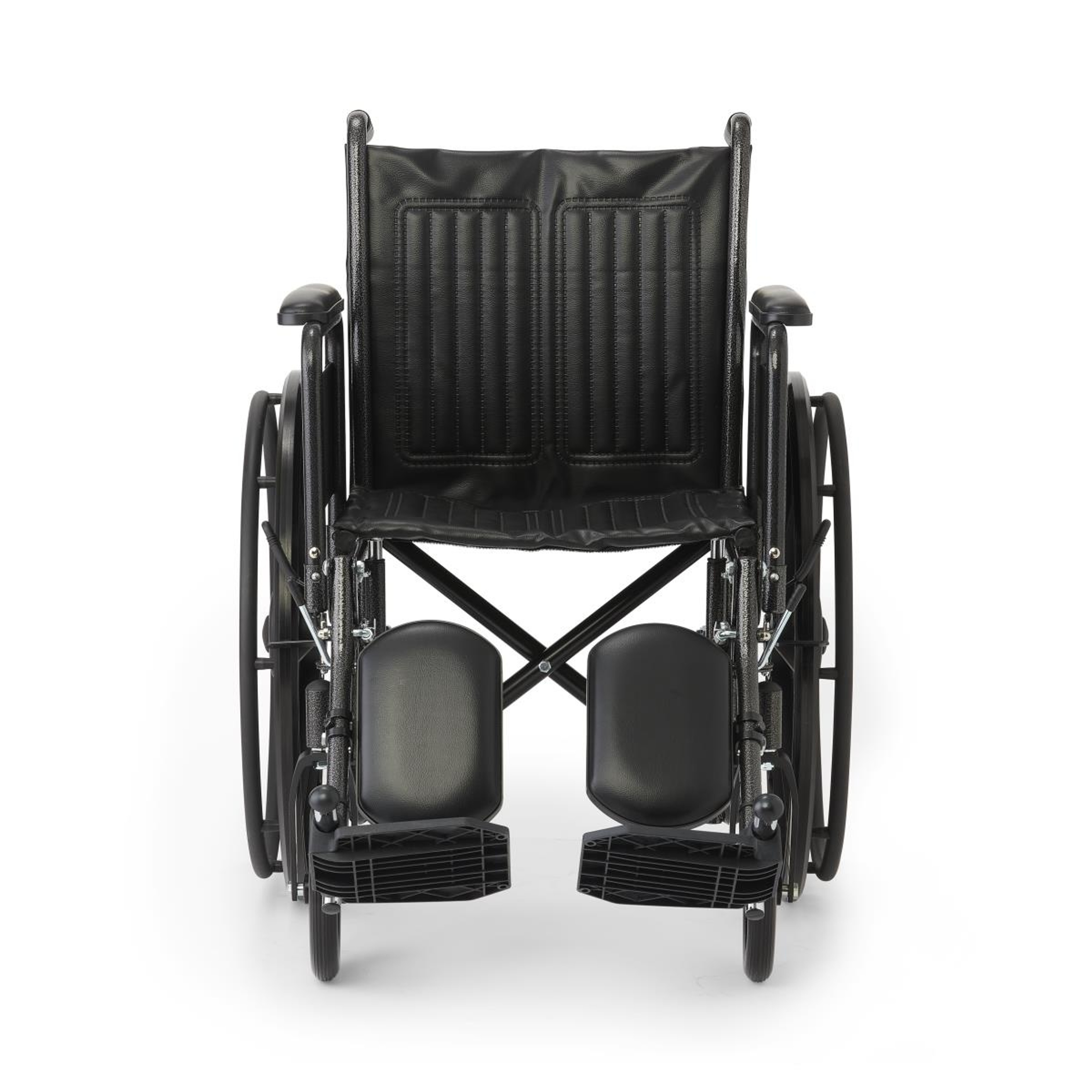 Medline K1 Wheelchair, Full-Length Arms, Elevating Leg Rests, Vinyl, 18", K1186V11E, 1 Each