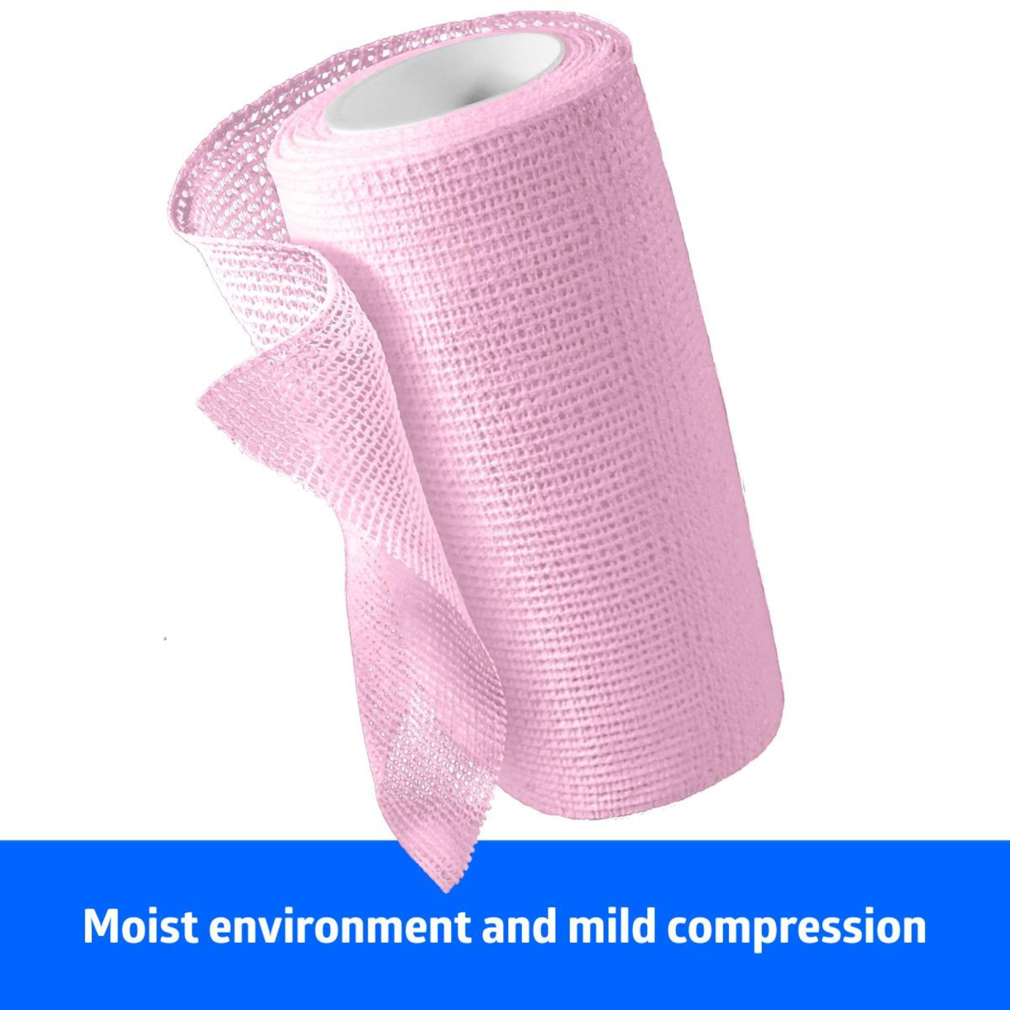 Medline Unna-Z Stretch Zinc Paste Bandage with Calamine, NONUNNAS30H, 3" X 10 yd. - 1 Roll
