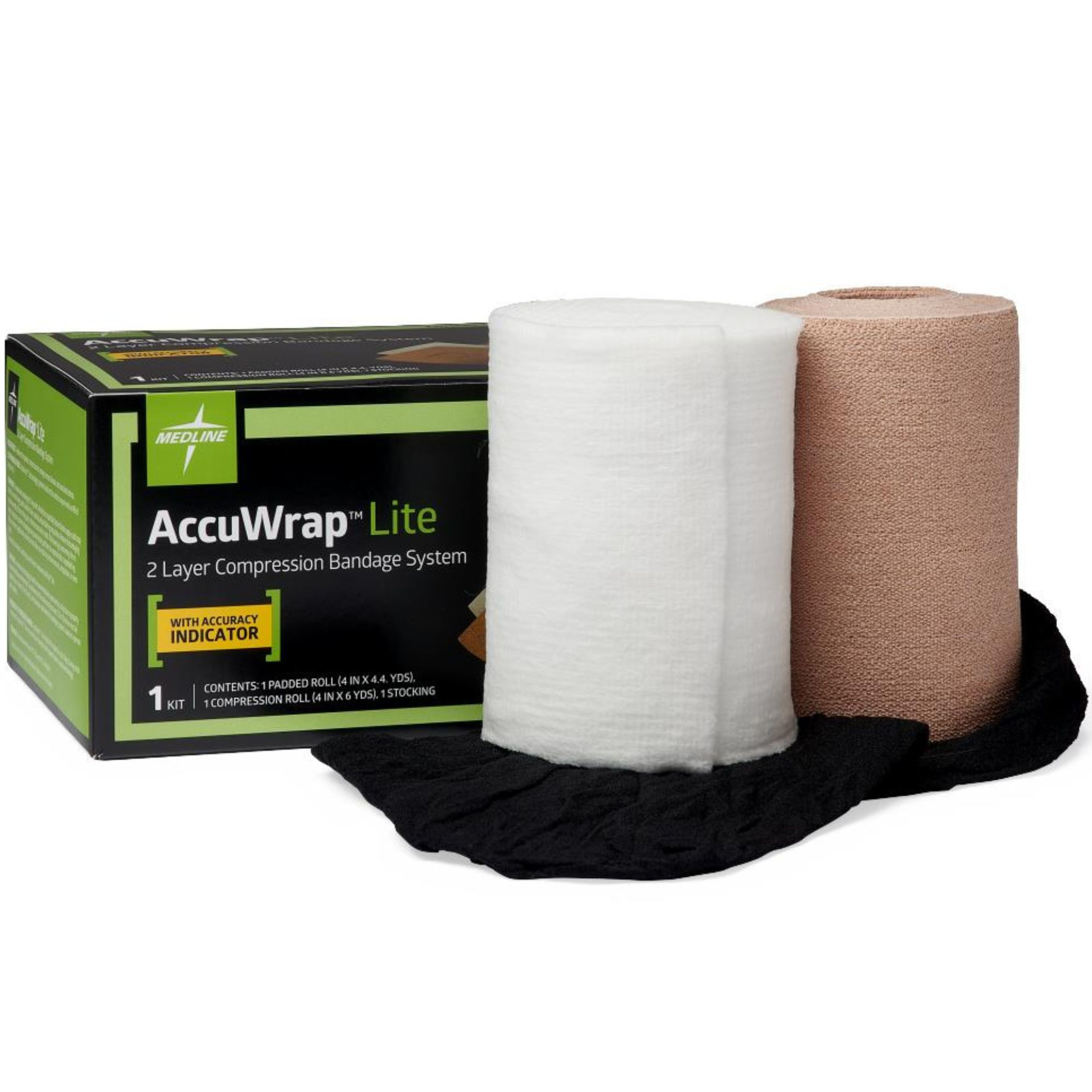 Medline AccuWrap Lite 2-Layer Compression Bandage System