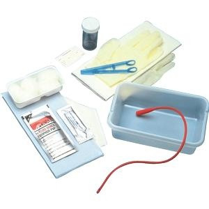 Cardinal Health Dover Open Urethral Tray with 14Fr Catheter, 8887600057, 14 Fr - Case of 20