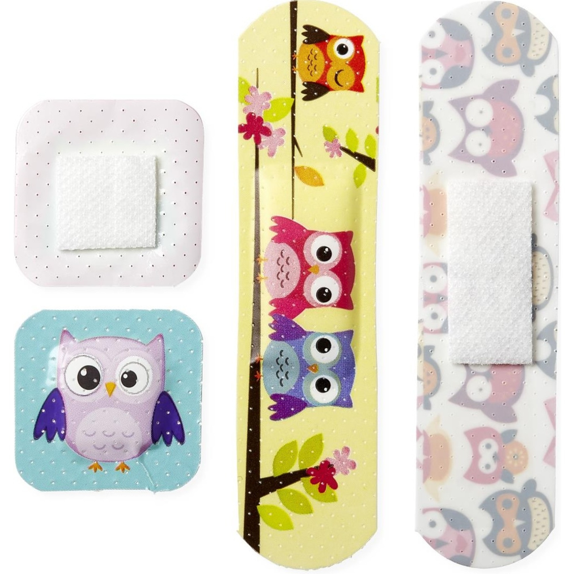Curad Owl Adhesive Bandages, Assorted Sizes , CUR00004RBH, Box of 20