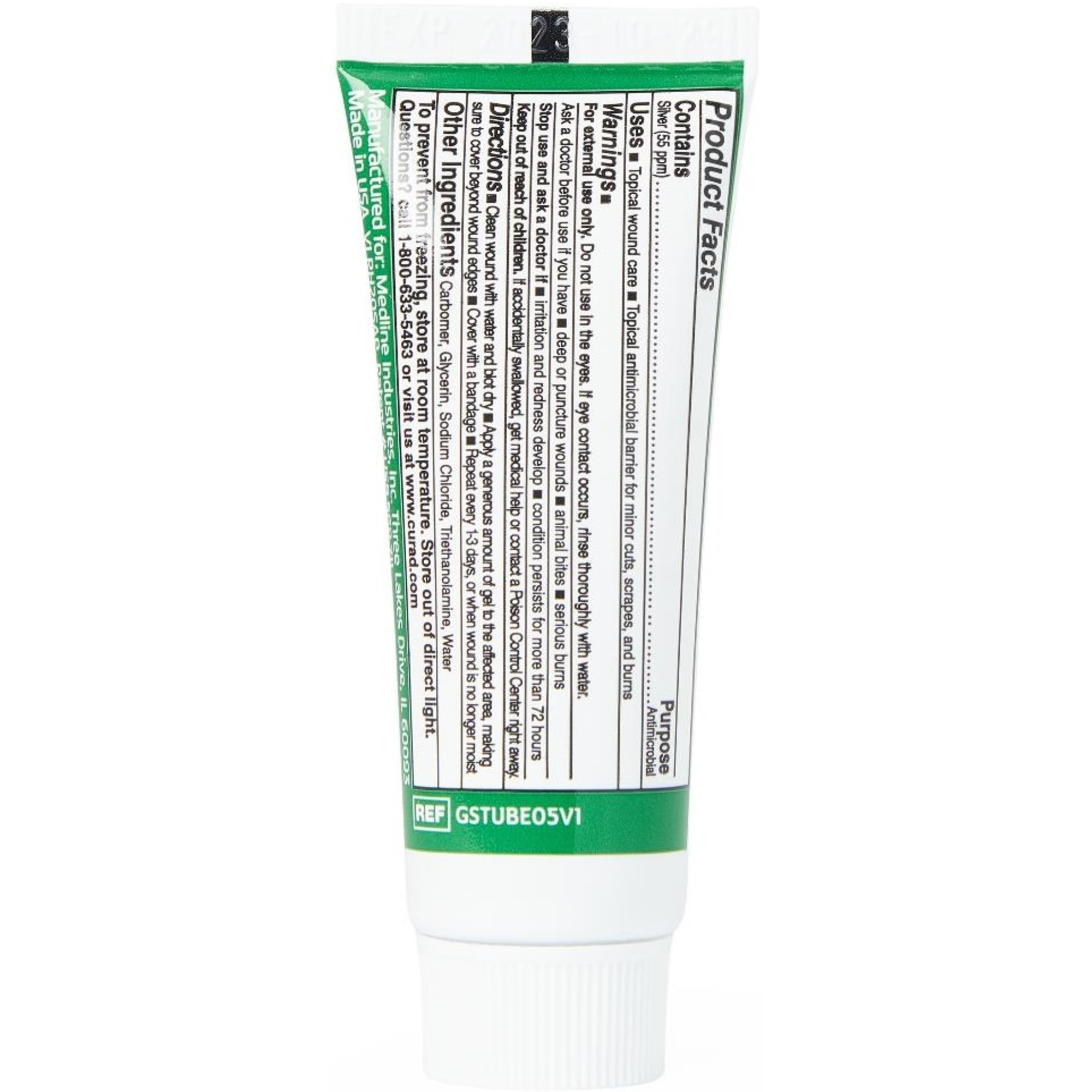 Curad Germ Shield Wound Gel Ointment, 0.5 oz. Tube, CUR45951GSV1H, 1 Each