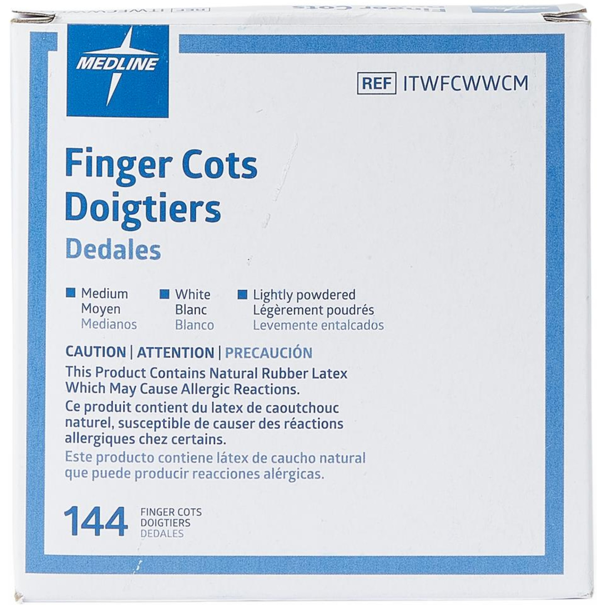 Medline Finger Cots, Size M