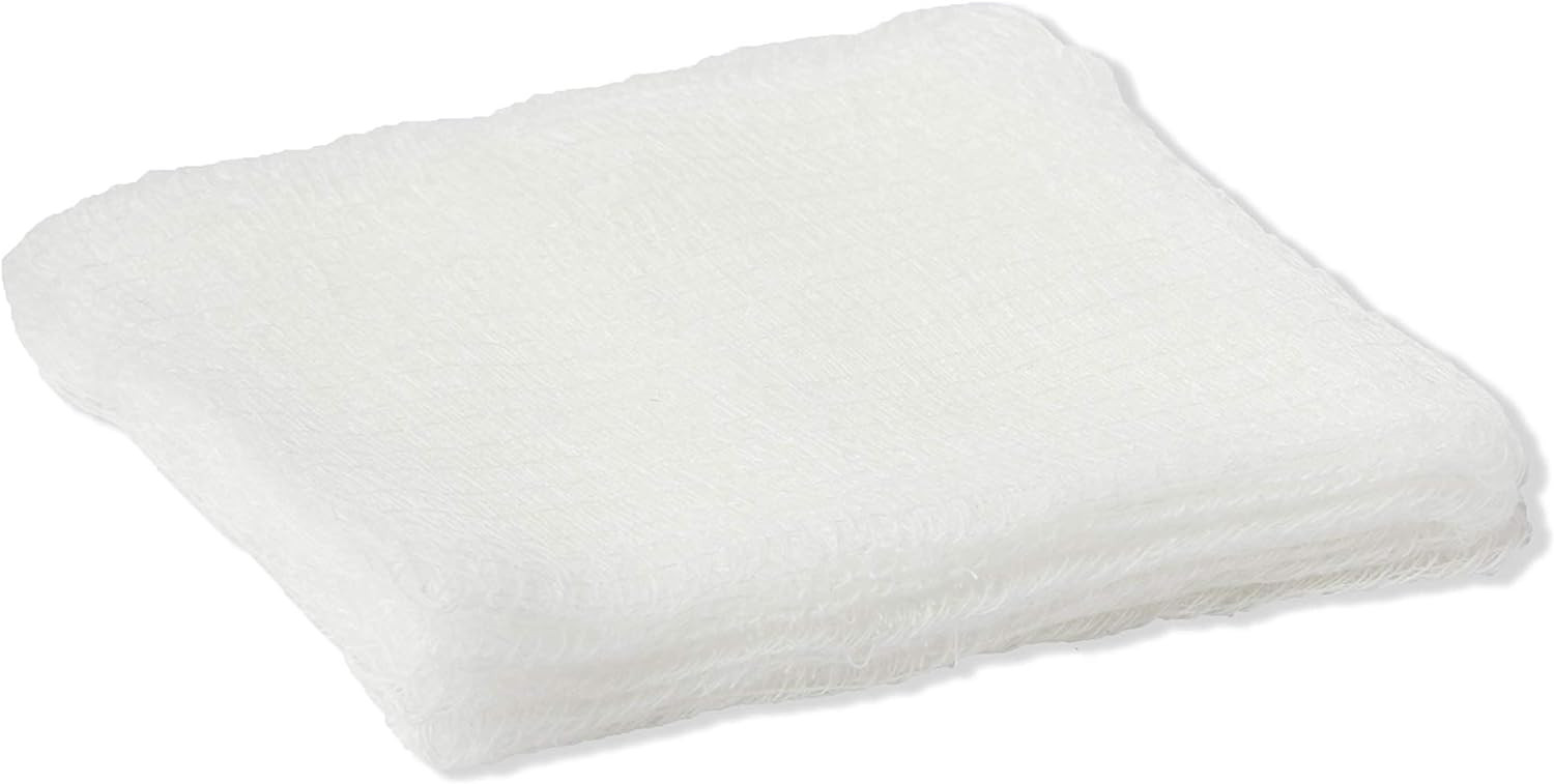 Medline Non-Sterile Woven Cotton 8-Ply Gauze Sponges