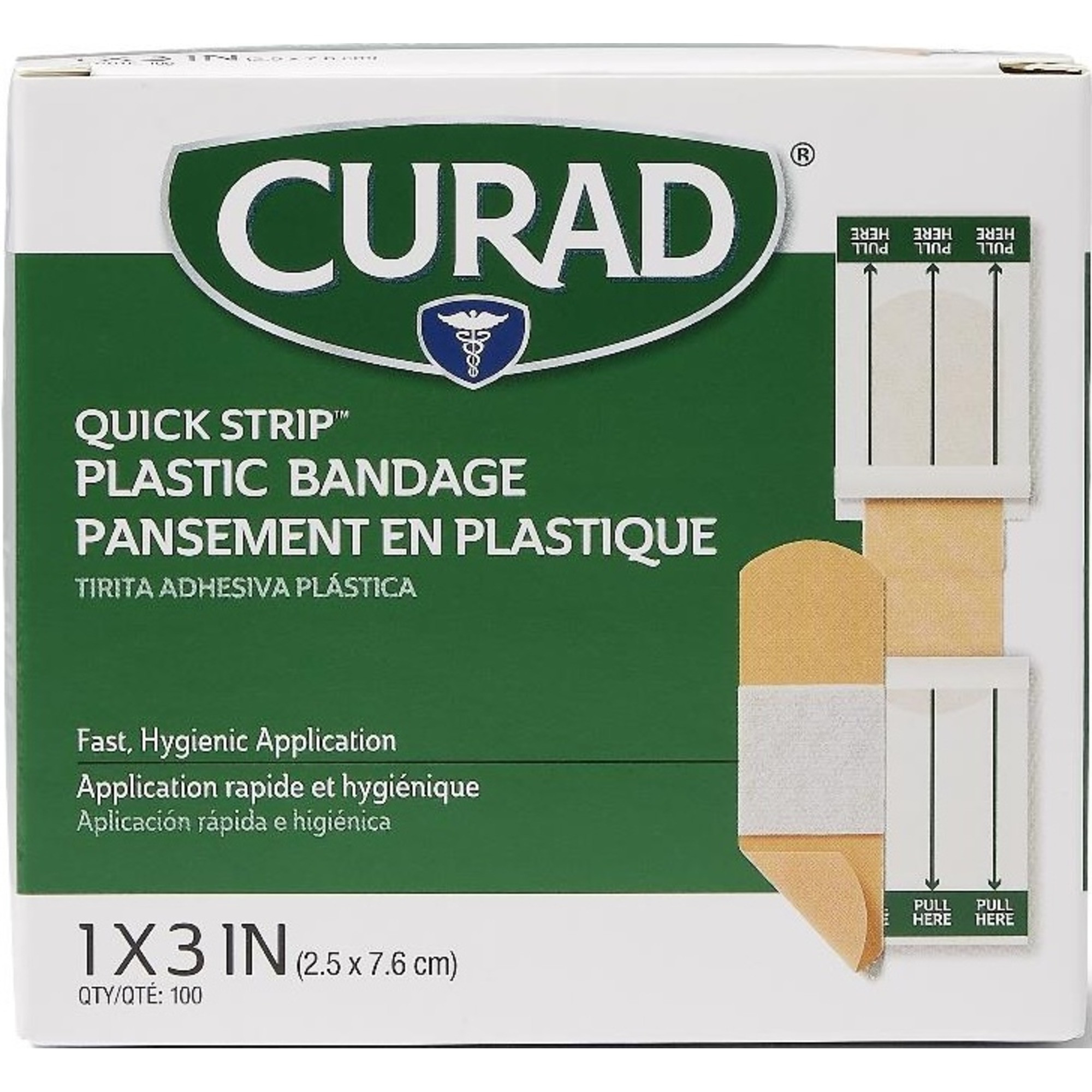 Curad Quick Strip Plastic Adhesive Bandages