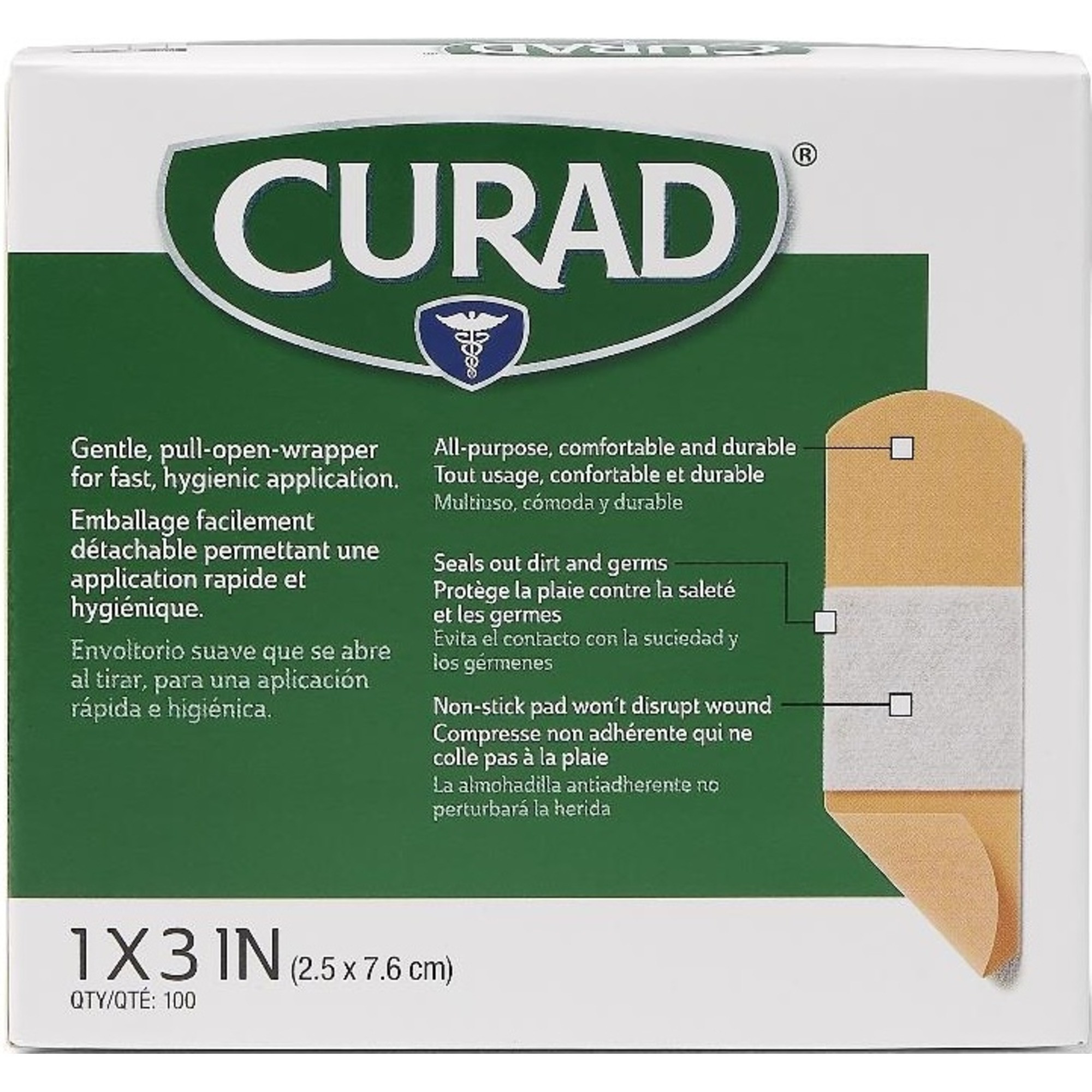 Curad Quick Strip Plastic Adhesive Bandages