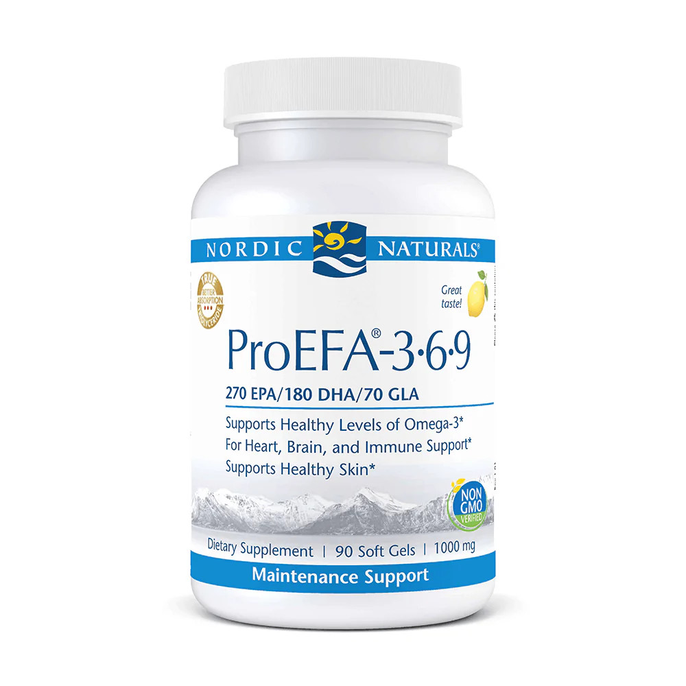 Nordic Naturals ProEFA - 3.6.9, Lemon Flavor, 90 Soft Gels