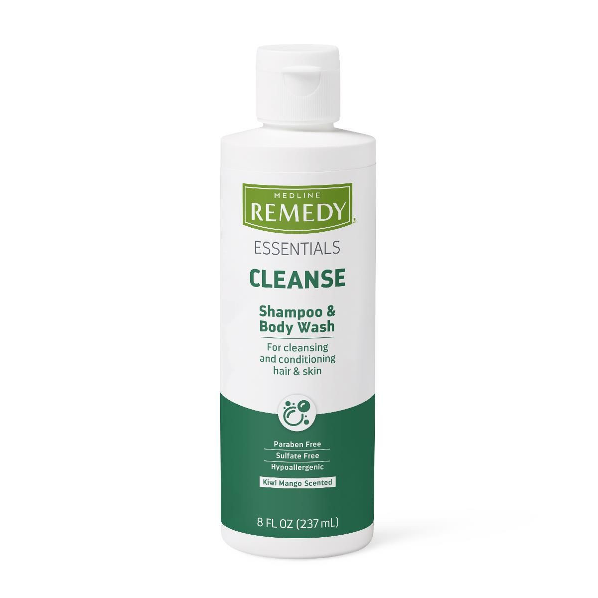 Medline Remedy Essentials Shampoo & Body Wash, Kiwi Mango Scented