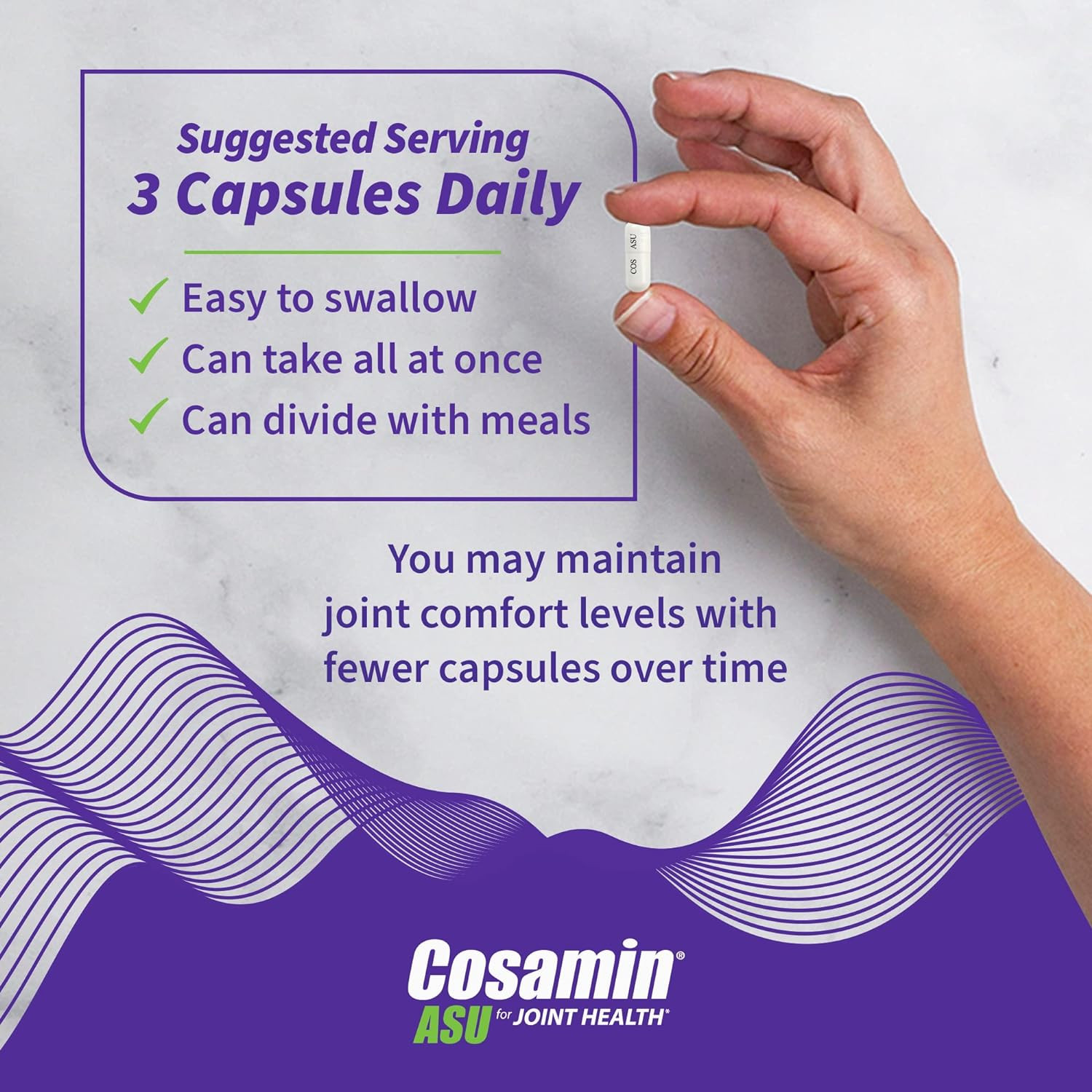 Cosamin ASU Dietary Supplement, Capsule, 150 Capsules