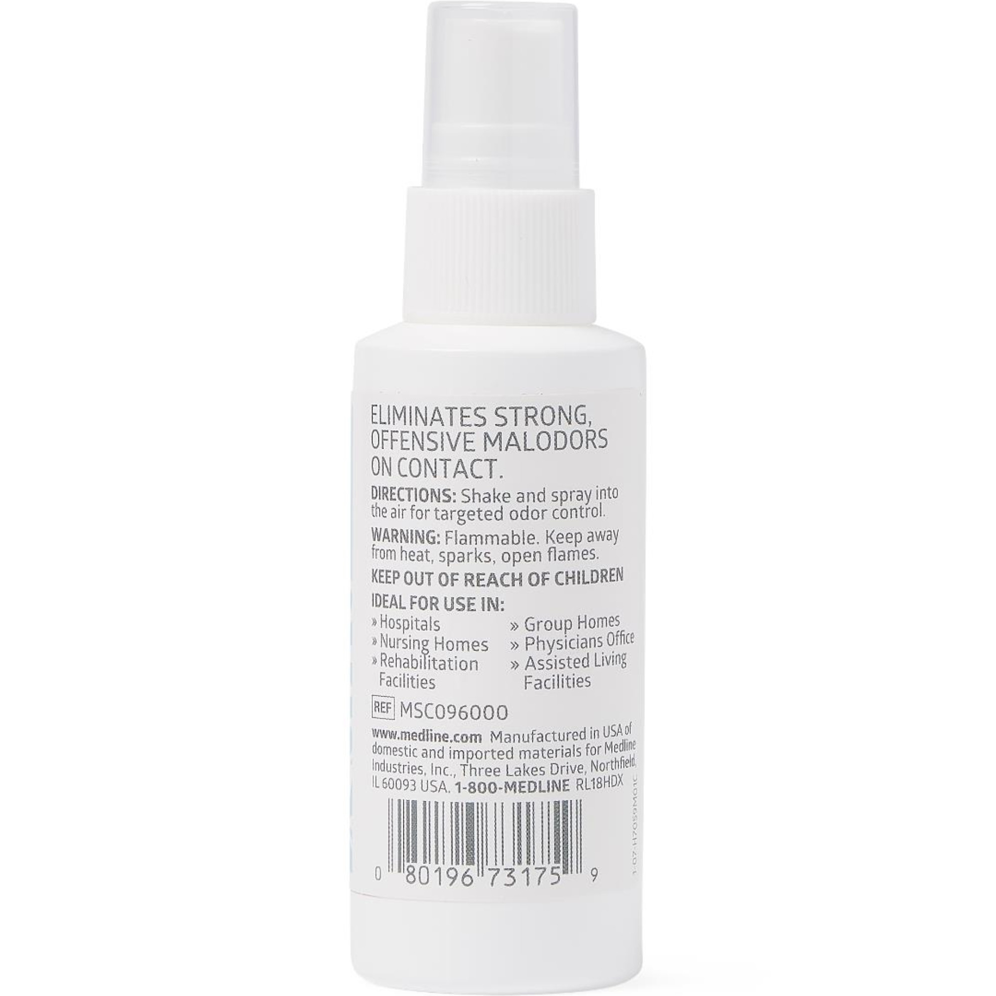 Medline Simply Fresh Odor Eliminator Spray, Scented