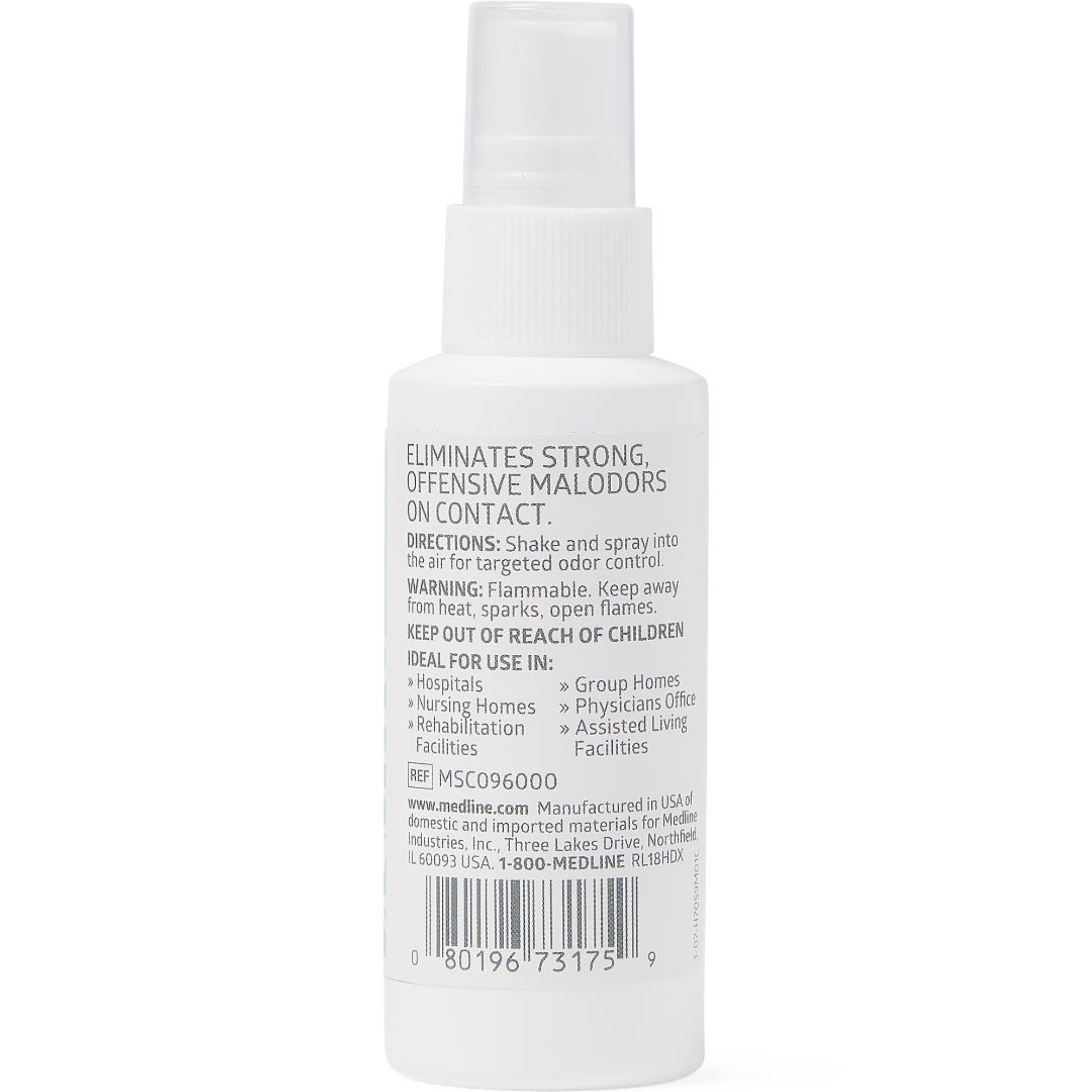 Medline Simply Fresh Odor Eliminator Spray, Scented