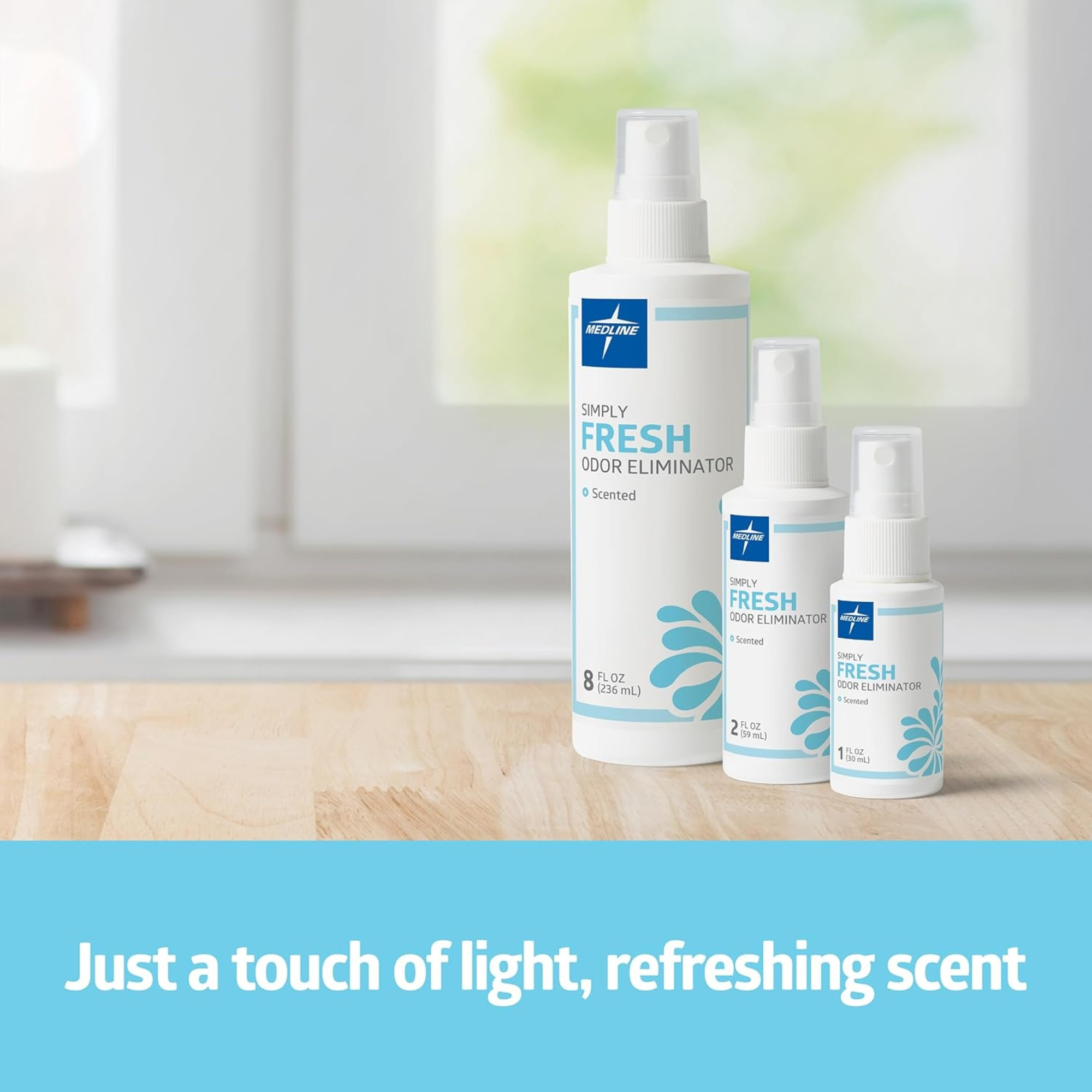 Medline Simply Fresh Odor Eliminator Spray, Scented