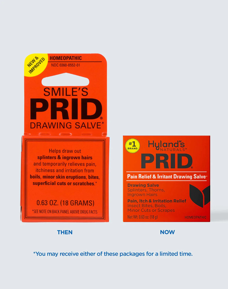 Hyland's PRID Pain Relief Drawing Salve, 18g, 354973420298, Updated Packaging
