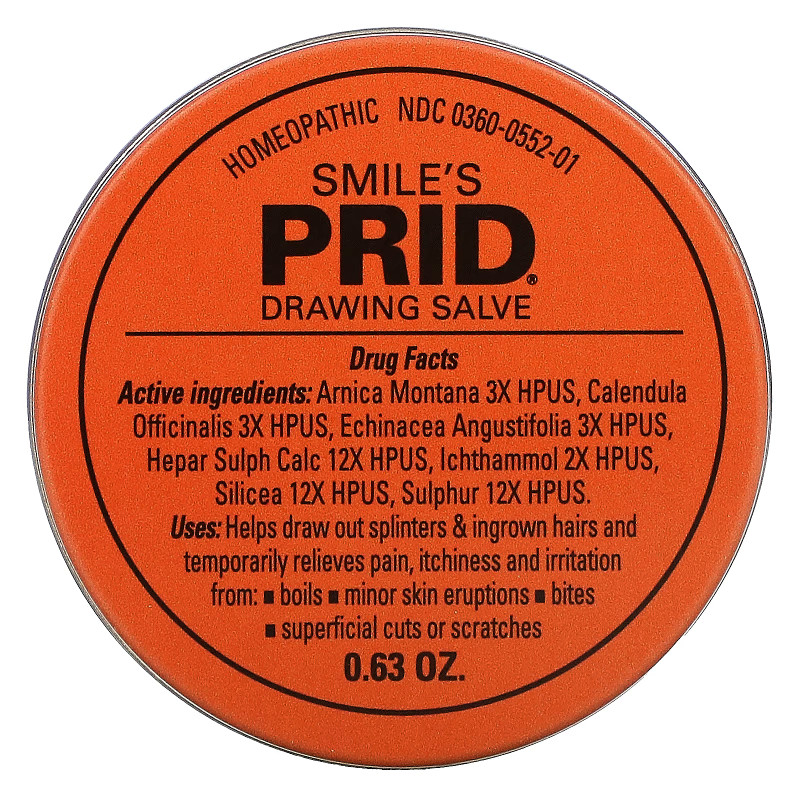 Hyland's PRID Pain Relief Drawing Salve, 18g, 354973420298, 1 Each