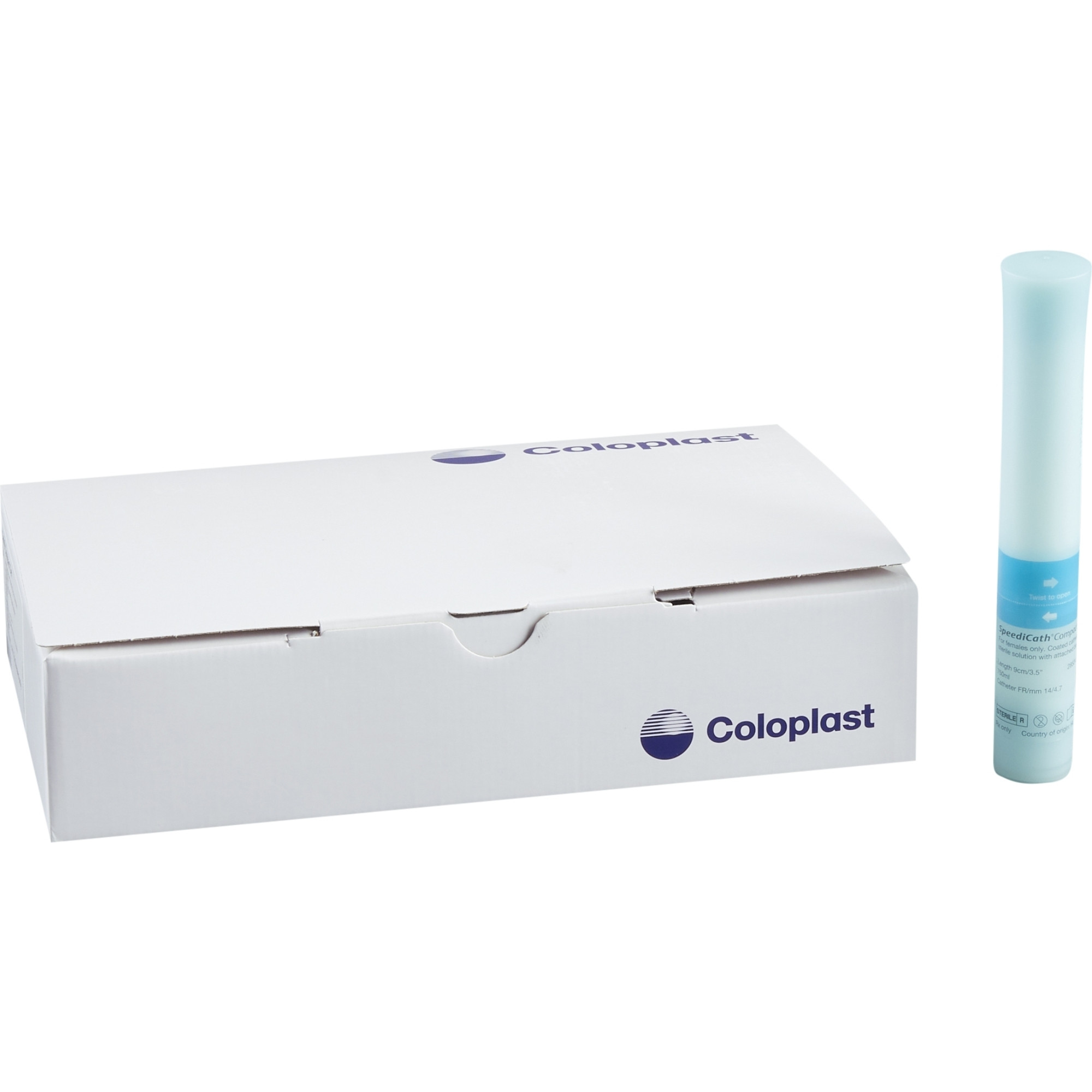 Coloplast SpeediCath Compact Female Intermittent Straight Tip Catheter, 3.5'