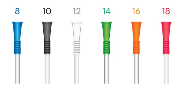 Cure Catheter Male Straight Tip Intermittent Catheter, 16"