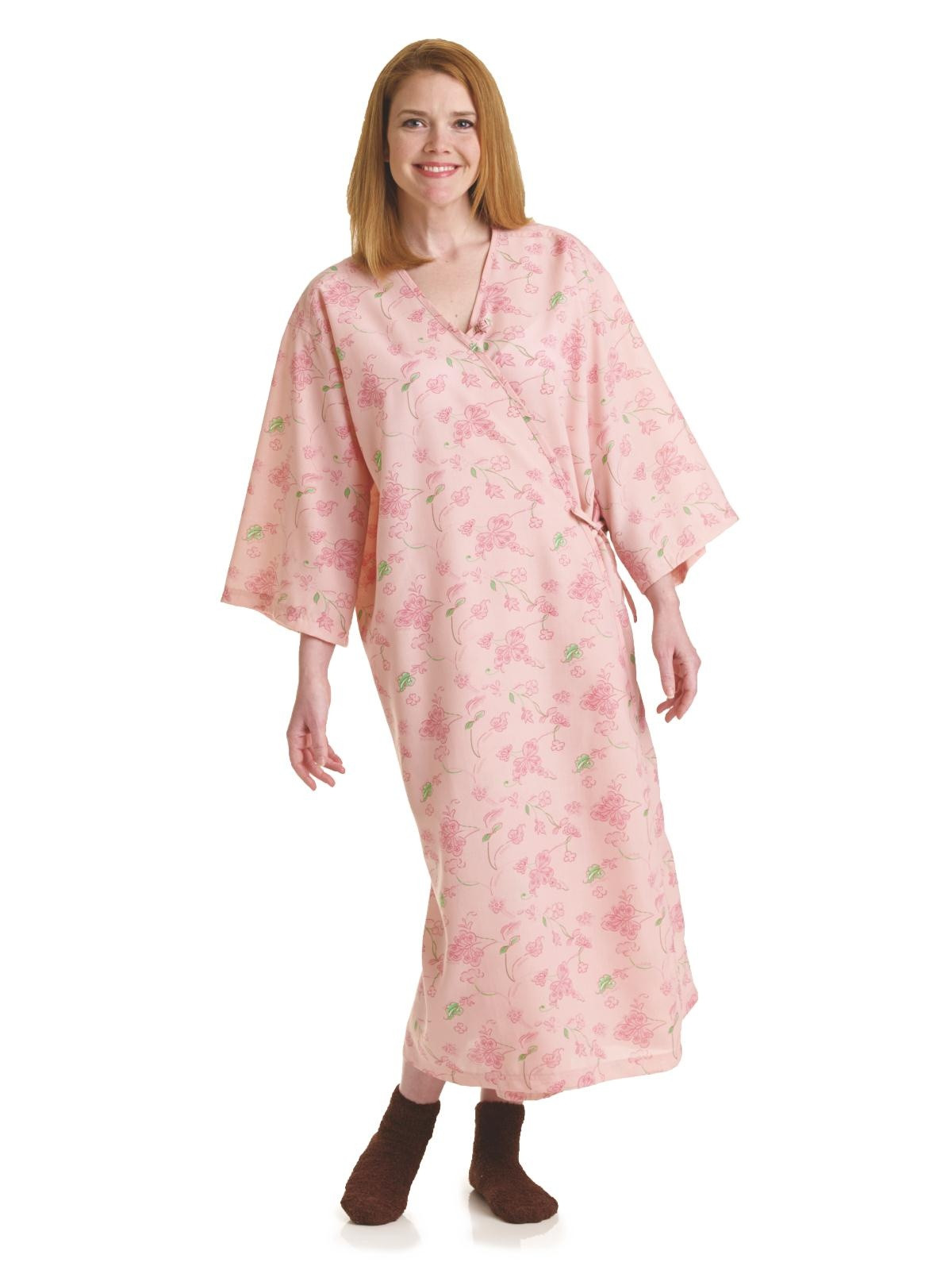 PerforMAX Mother's Gown, Happy Flowers Print, MDTPG7RFOHFL, 1 Dozen