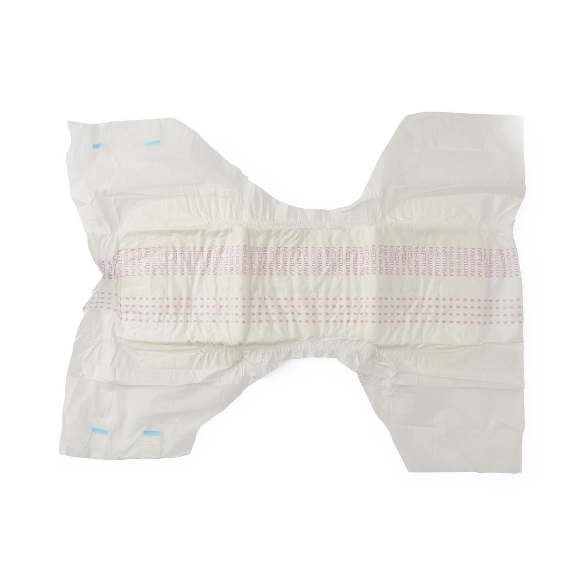 Medline Extended Wear Briefs with Tabs, Overnight Absorbency