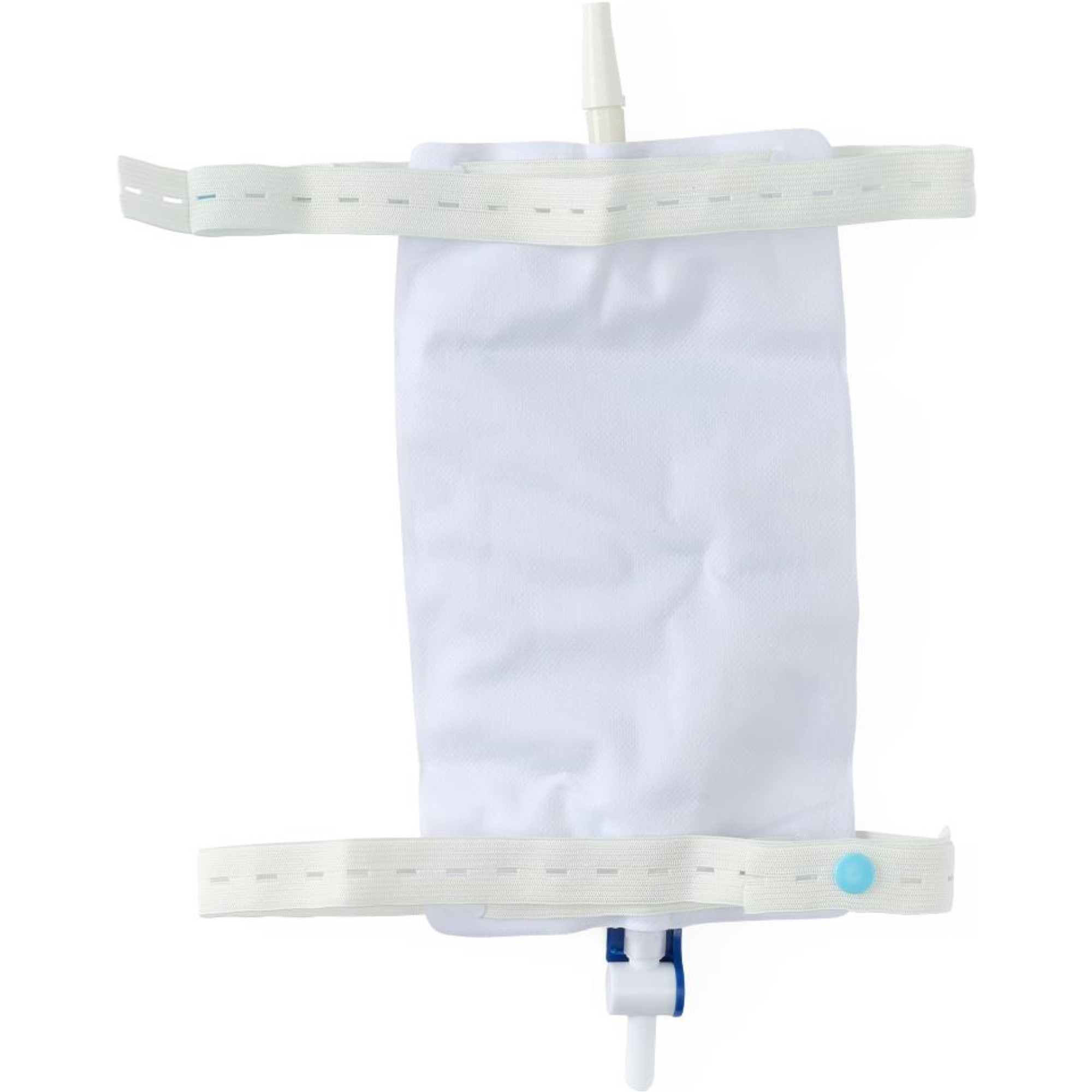 Medline Urinary Leg Bag with Elastic Straps, Flip-Drain Spout