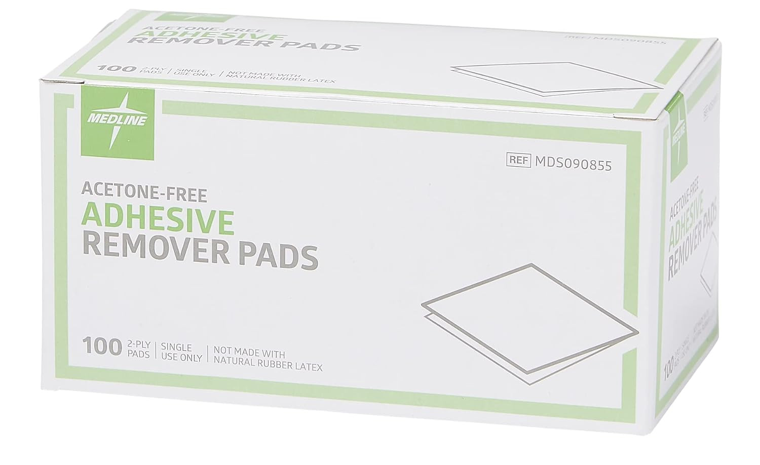 Medline Acetone-Free Adhesive Remover Pads