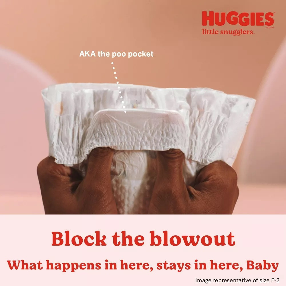 Huggies Little Snugglers Baby Diapers with Tabs, Moderate Absorbency
