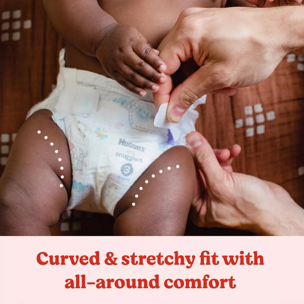 Huggies Little Snugglers Baby Diapers with Tabs, Moderate Absorbency