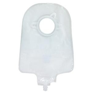 Securi-T USA Two-Piece Urostomy Pouch with Flip-Flow Valve, 9" Length , 7502134, Transparent - 1-3/4" Flange - Box of 10
