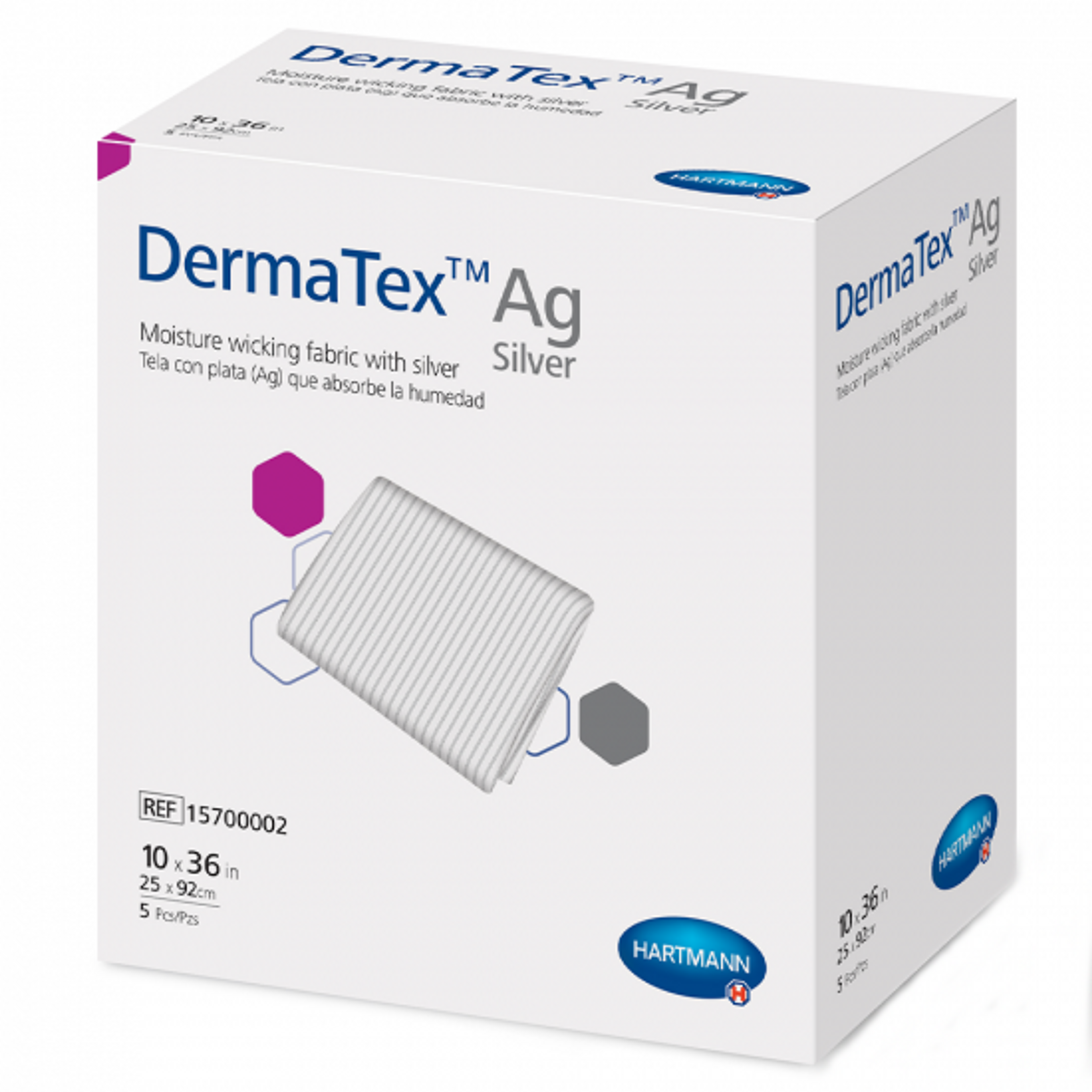 DermaTex Ag Moisture Wicking Fabric with Silver